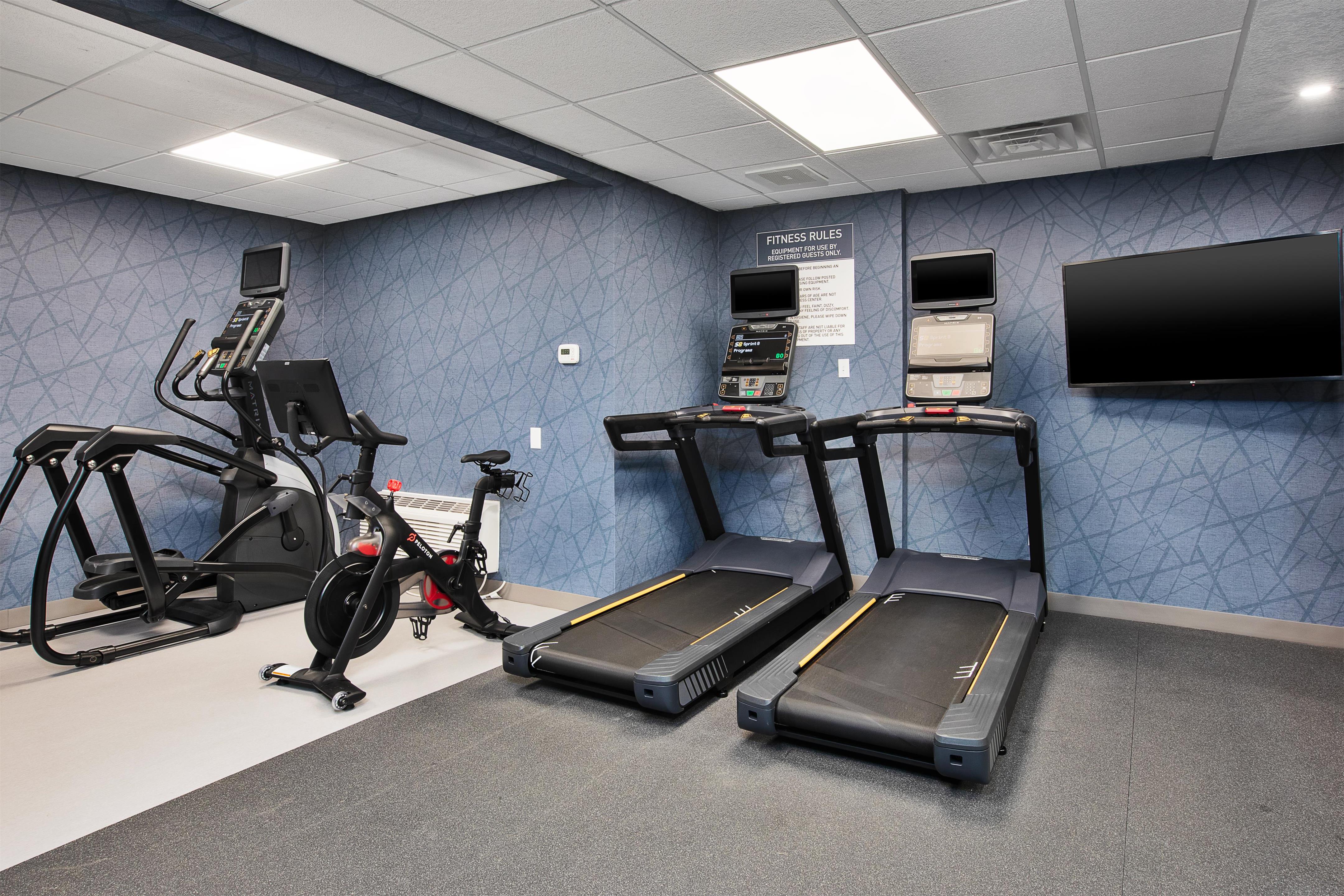 Health club fitness center gym | Homewood Suites by Hilton Sioux Falls