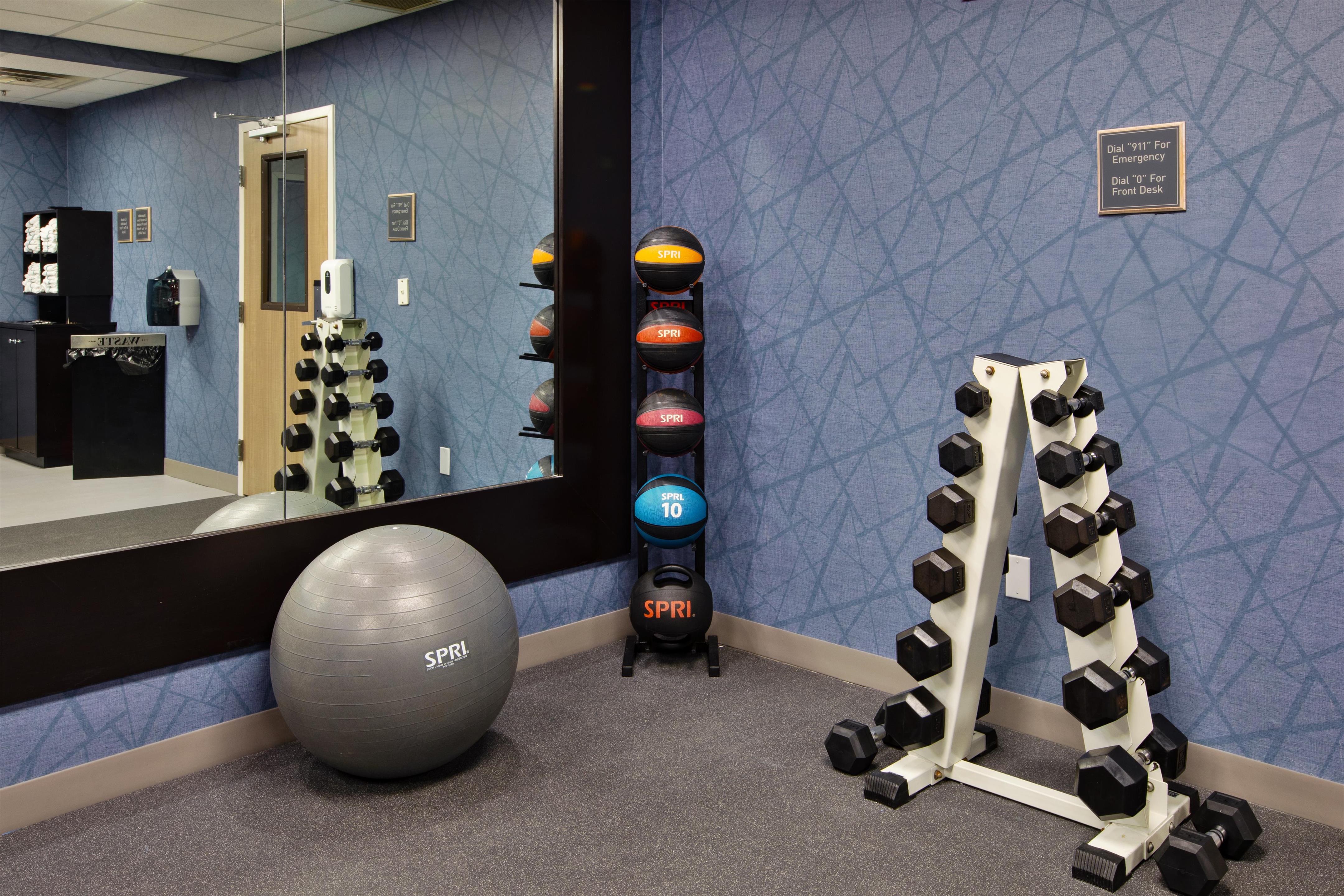 Health club fitness center gym | Homewood Suites by Hilton Sioux Falls
