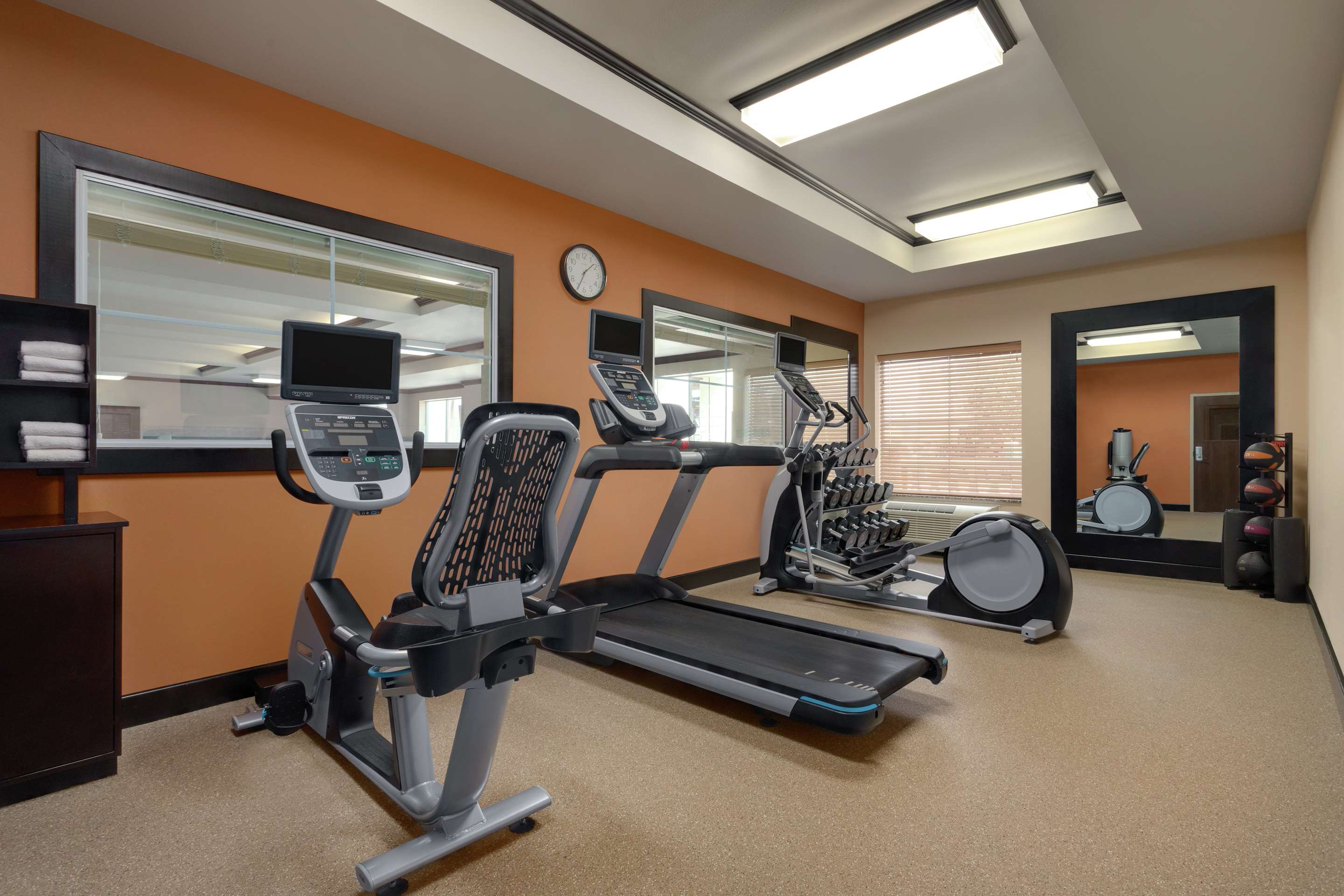 Health club fitness center gym | Homewood Suites by Hilton Fort Smith