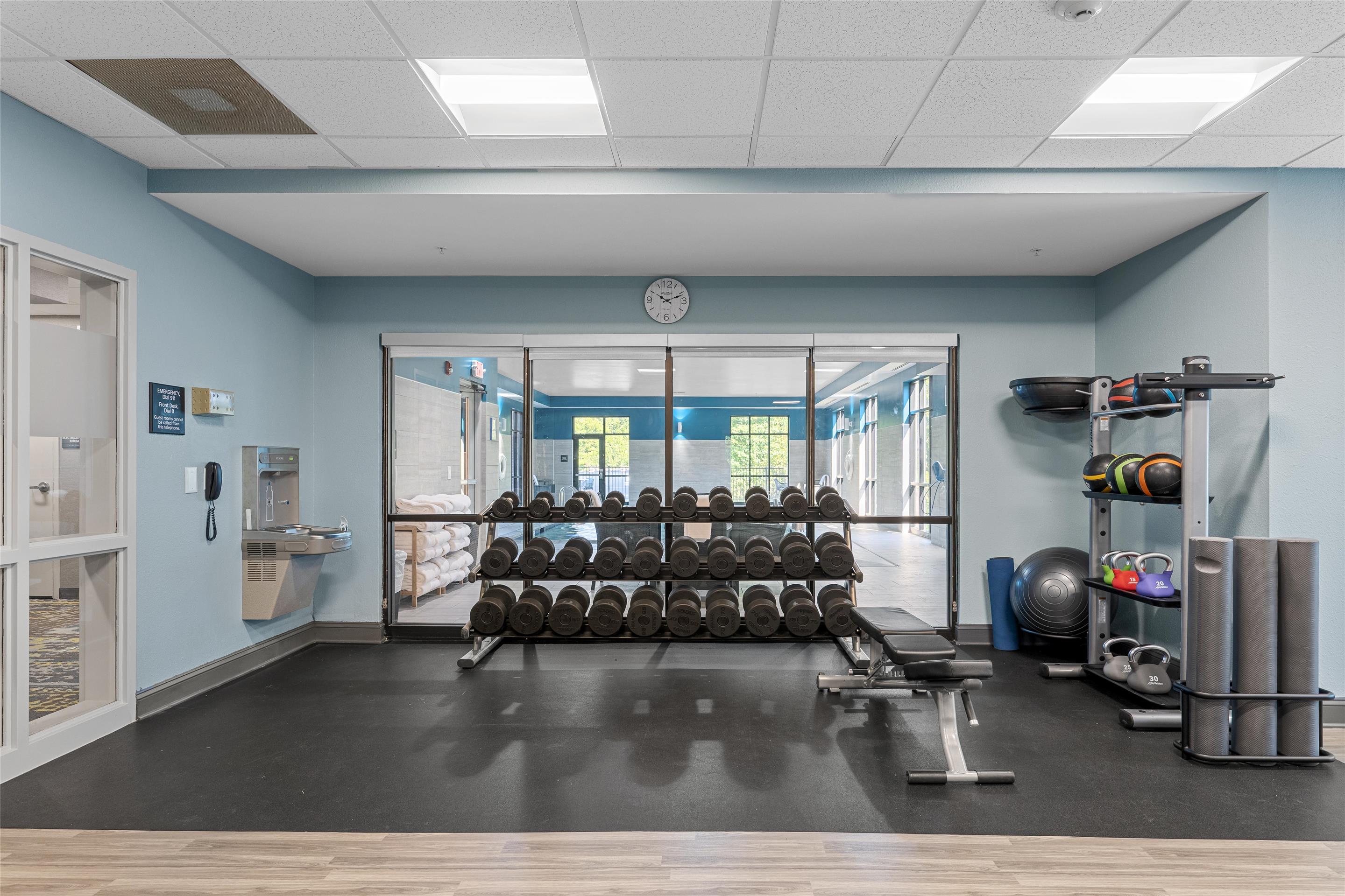 Health club fitness center gym | Hampton Inn Front Royal