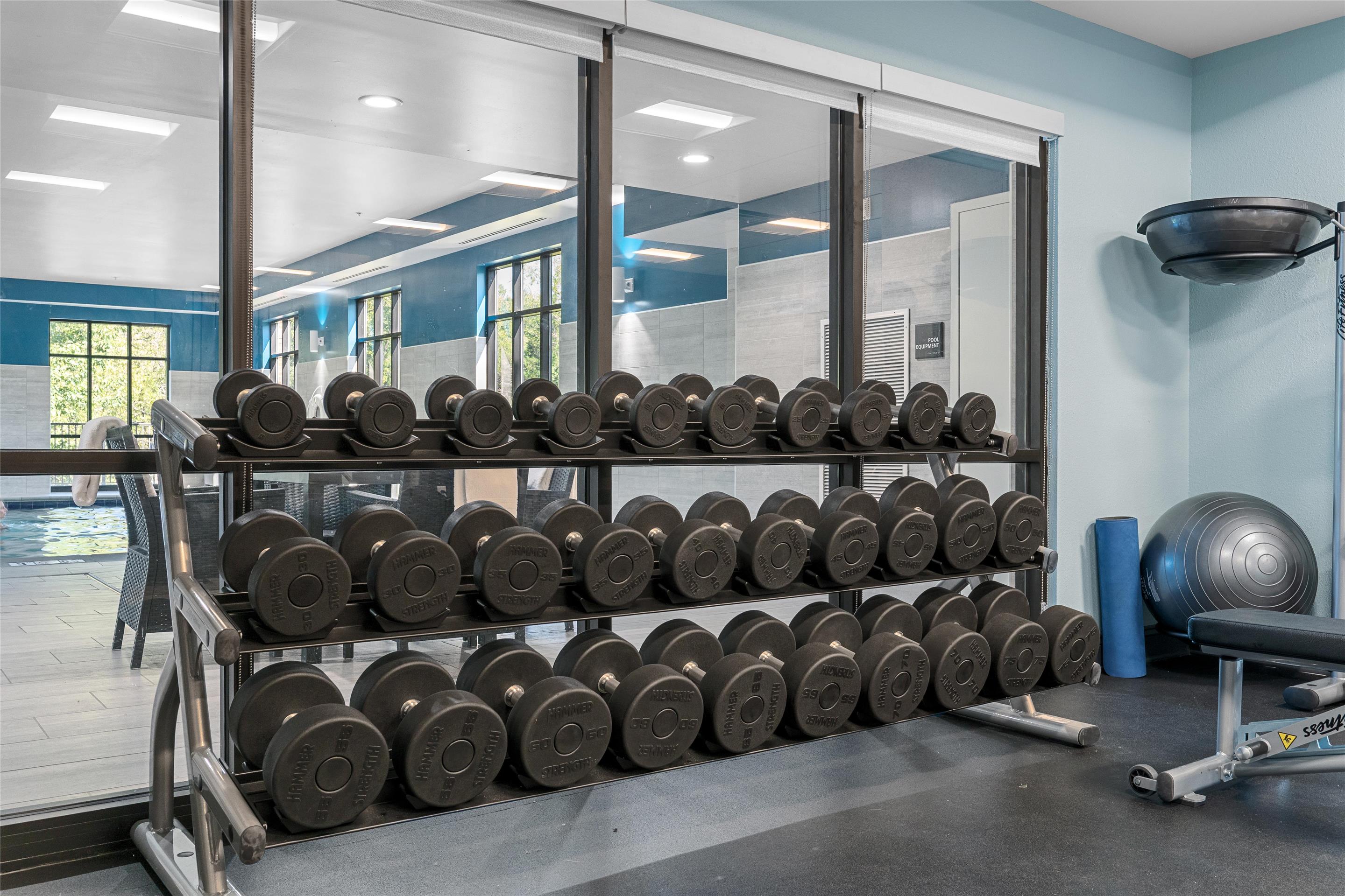 Health club fitness center gym | Hampton Inn Front Royal