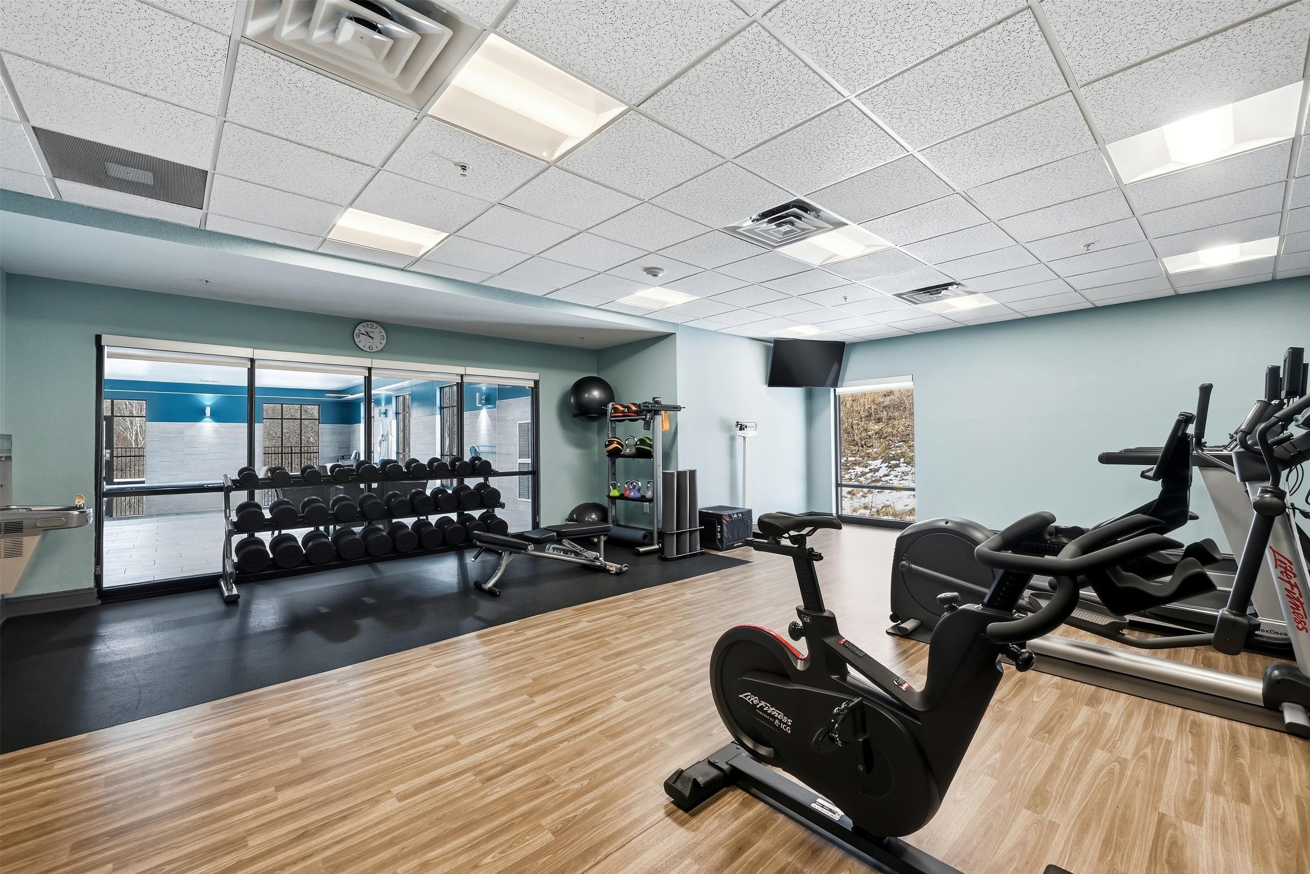 Health club fitness center gym | Hampton Inn Front Royal