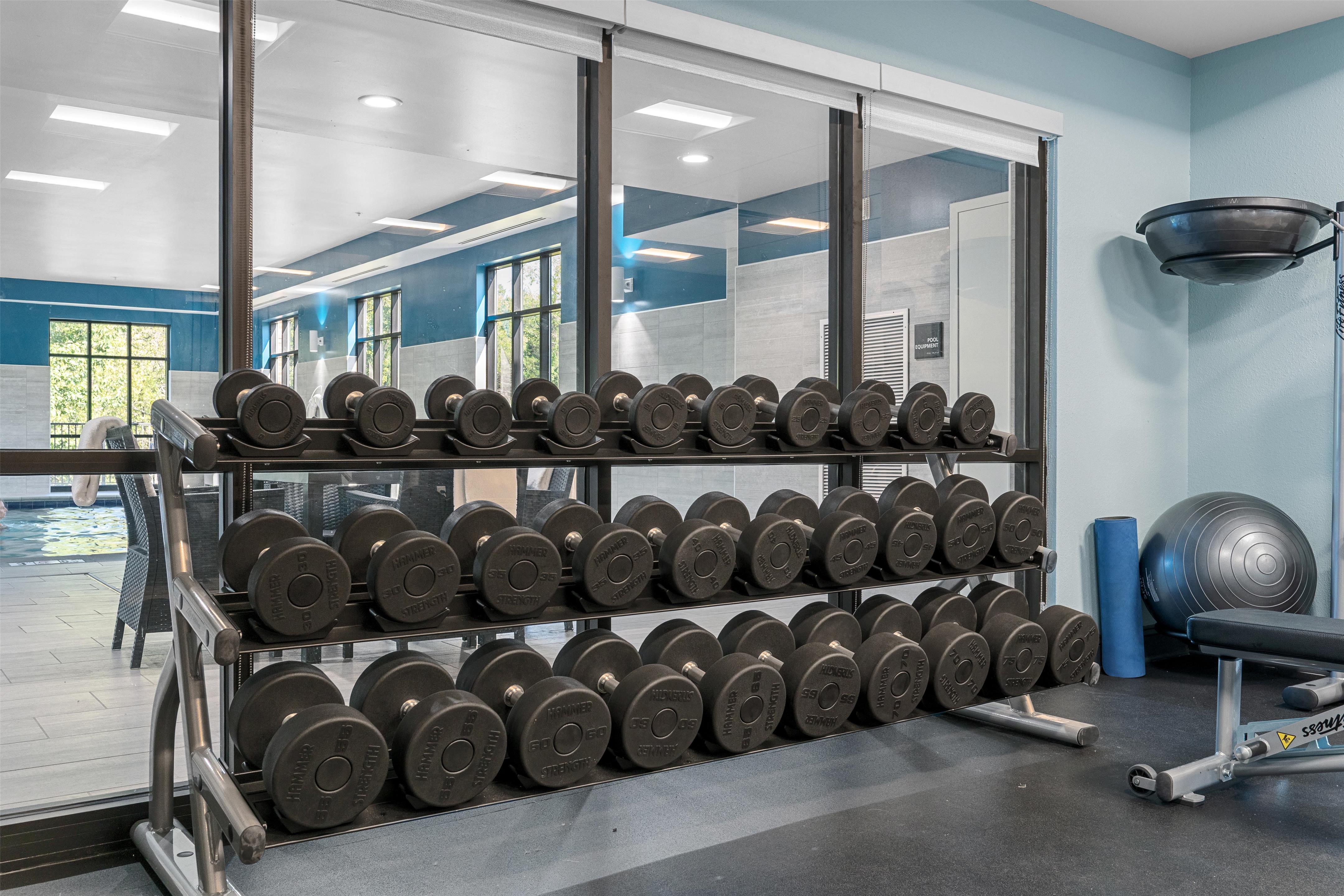 Health club fitness center gym | Hampton Inn Front Royal