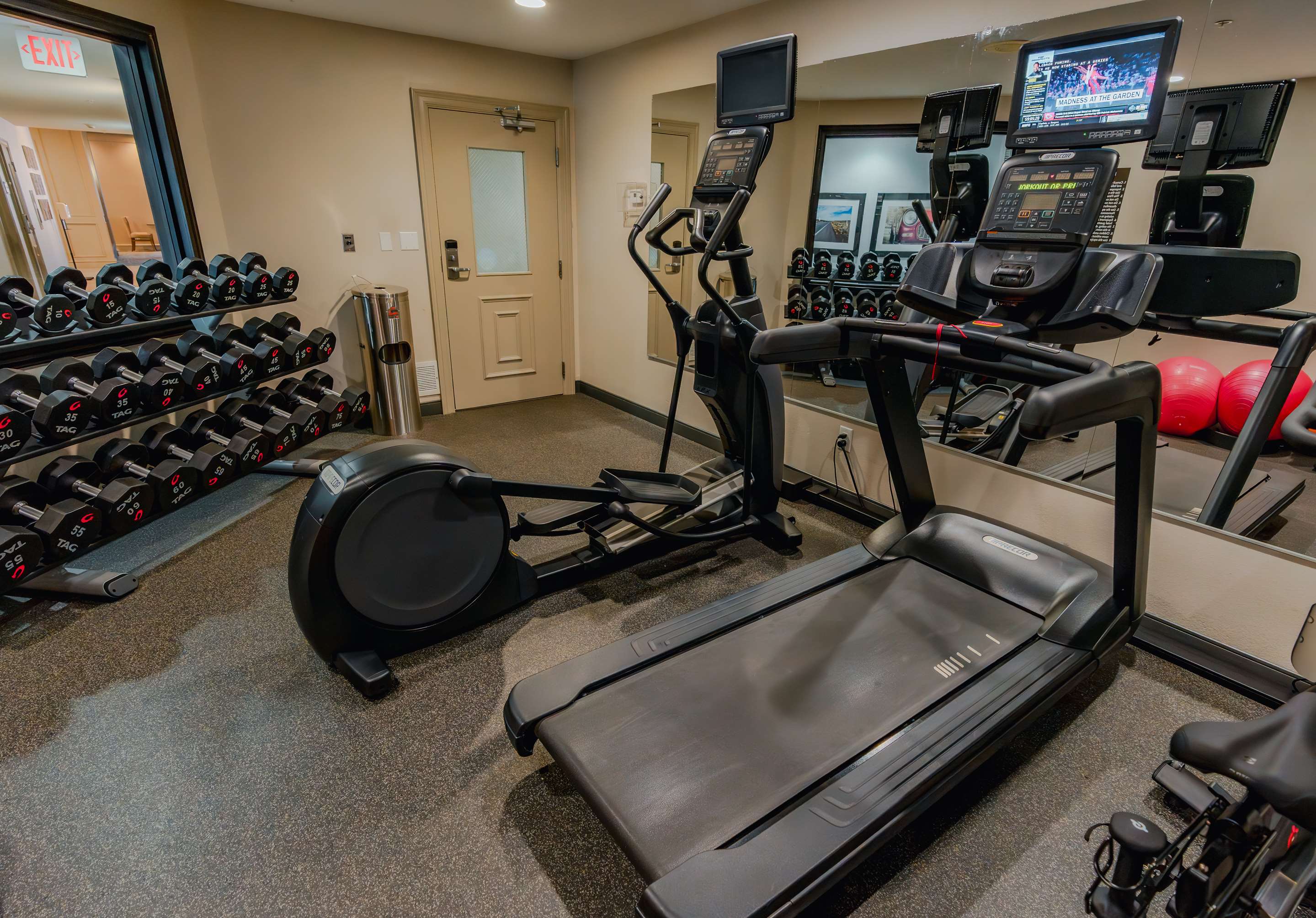 Health club fitness center gym | Homewood Suites by Hilton Ft. Worth-Bedford