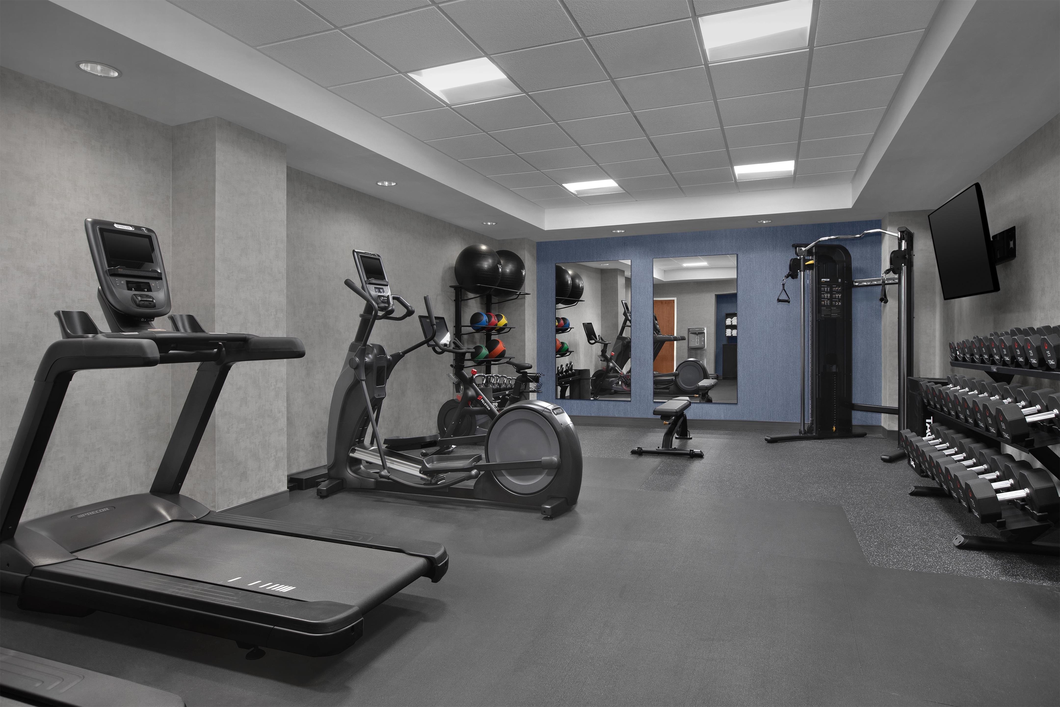 Health club fitness center gym | Homewood Suites by Hilton Ft. Worth-North at Fossil Creek