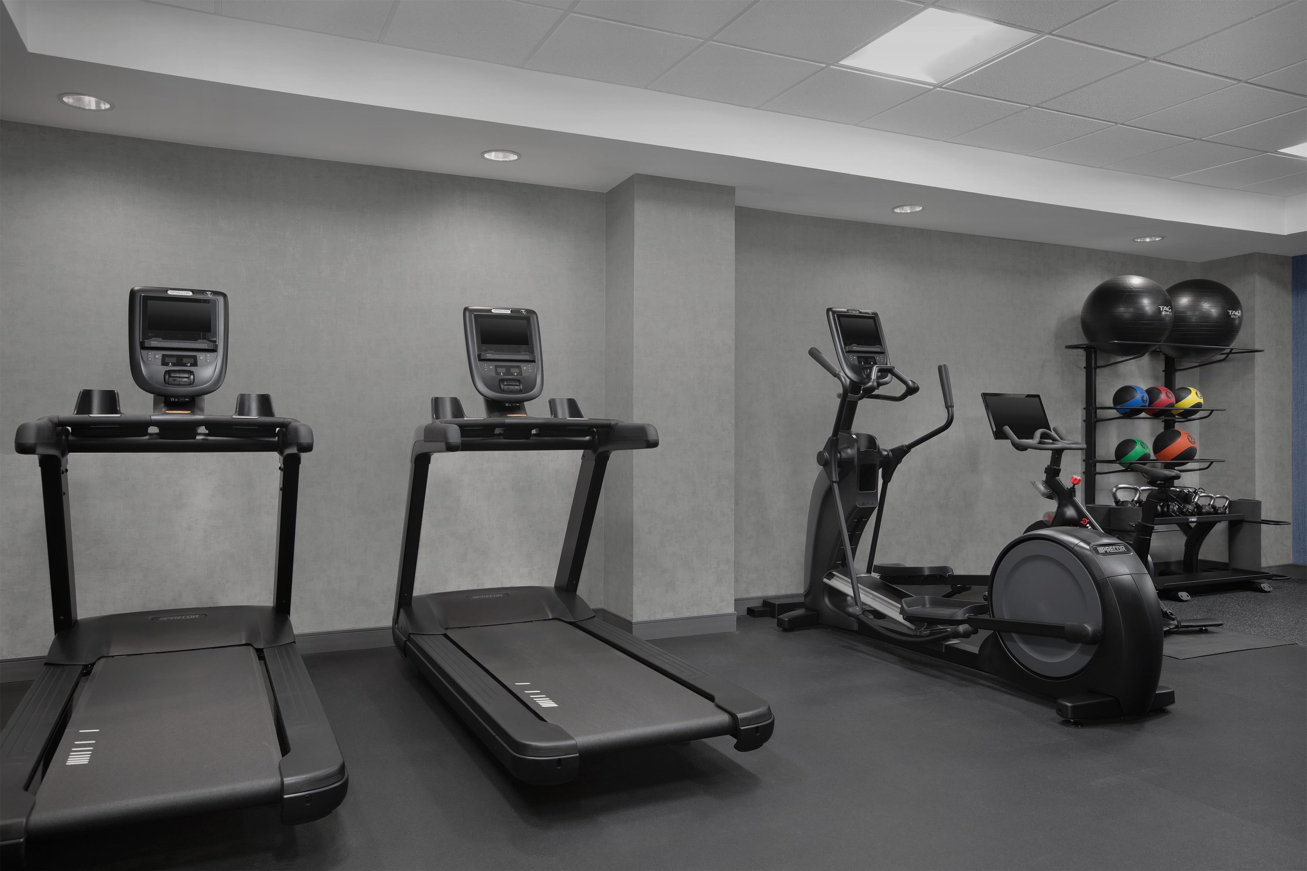 Health club fitness center gym | Homewood Suites by Hilton Ft. Worth-North at Fossil Creek