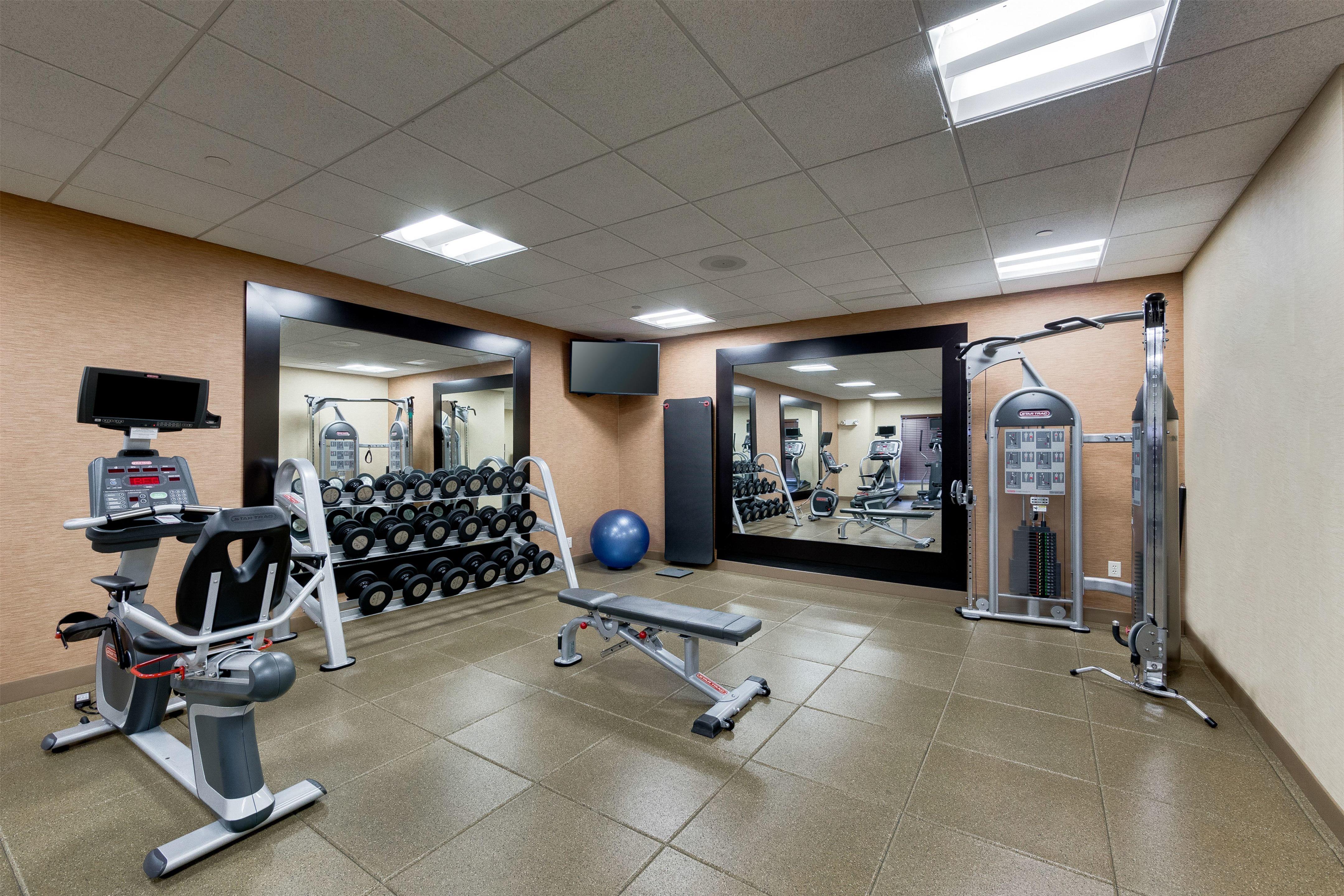 Health club fitness center gym | Homewood Suites by Hilton Fort Worth - Medical Center, TX