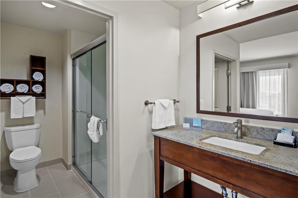 Hampton Inn &amp; Suites Trophy Club - Fort Worth-guestroom-Guest Room,Bathroom,On-Site.jpg