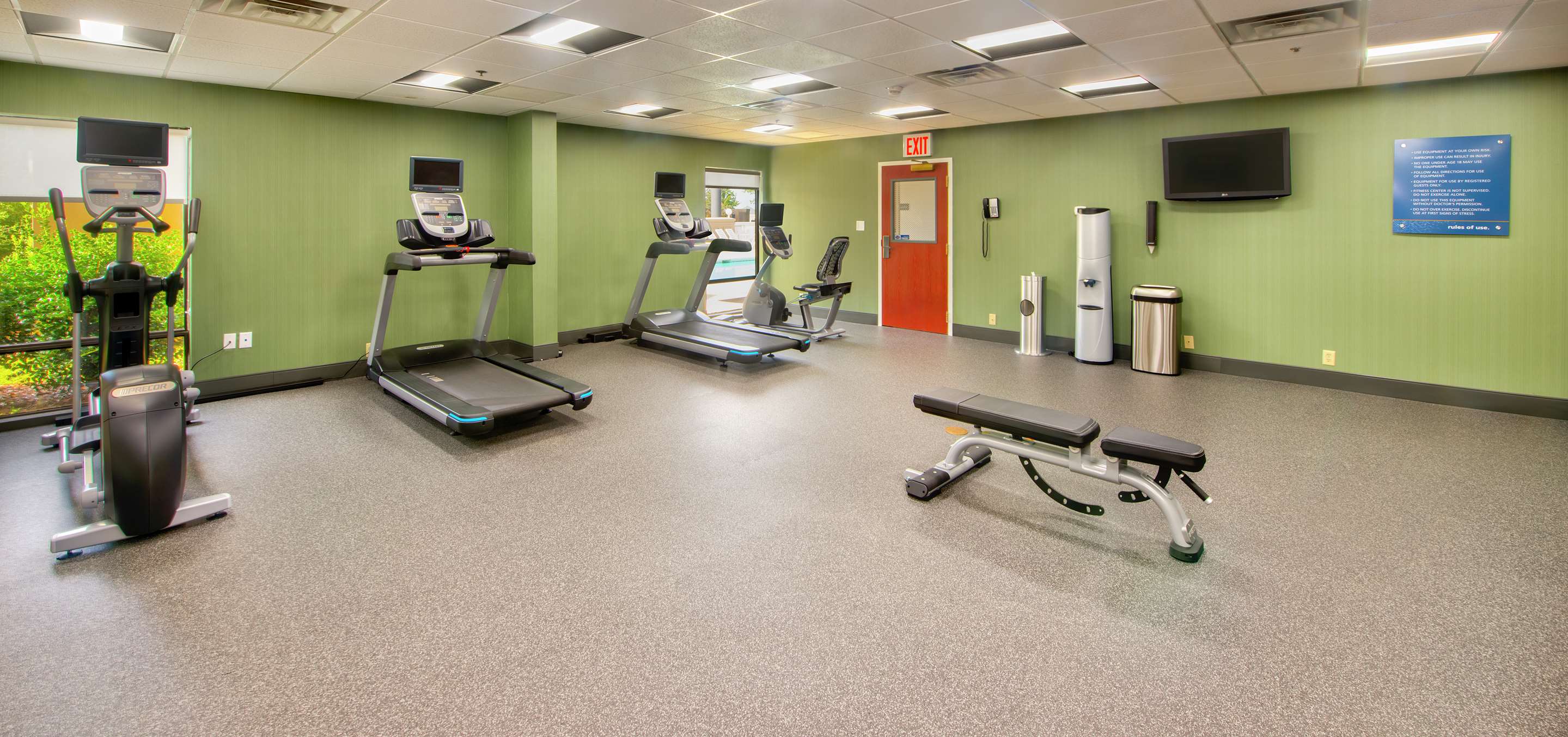 Health club fitness center gym