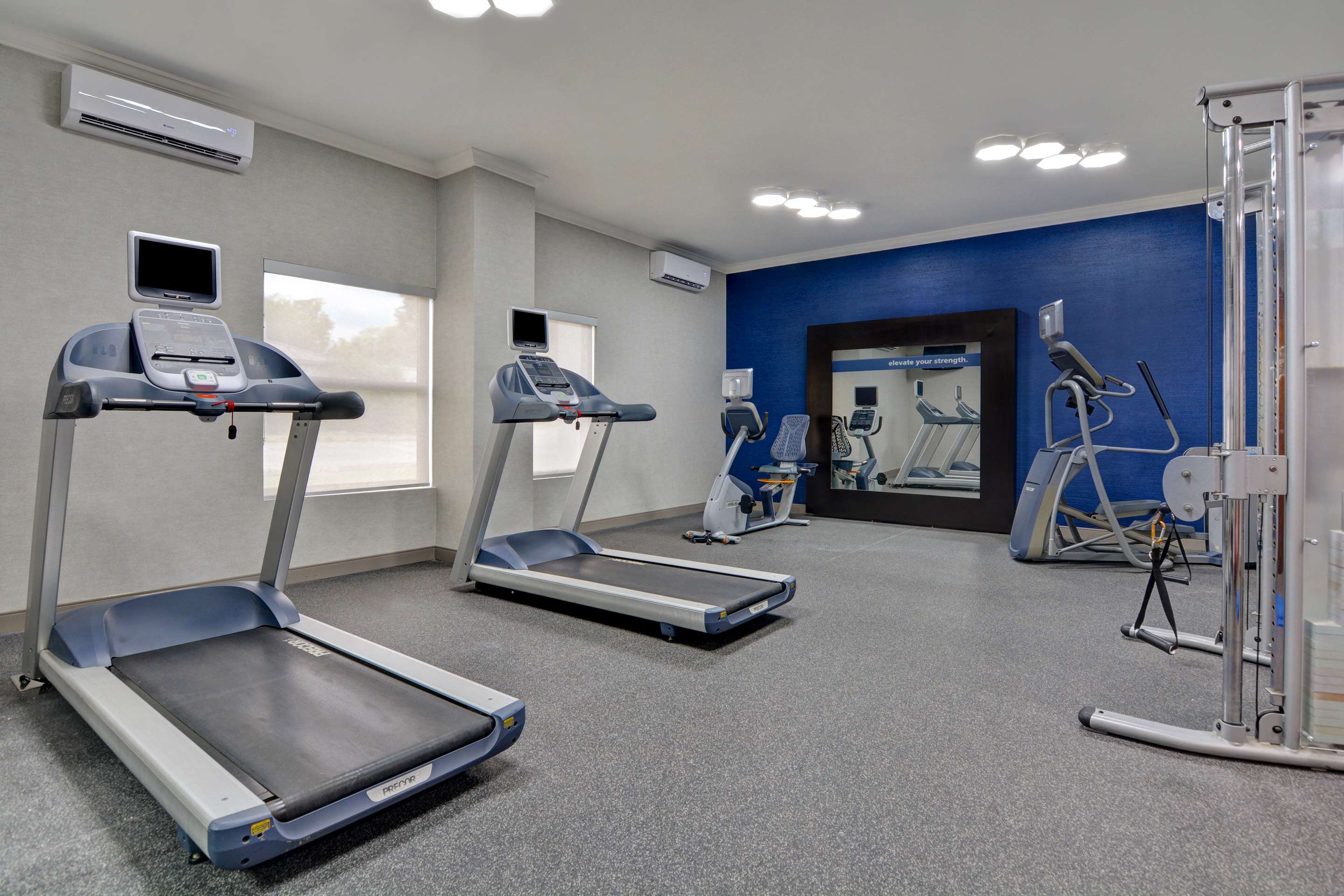 Health club fitness center gym | Hampton Inn Greenwood