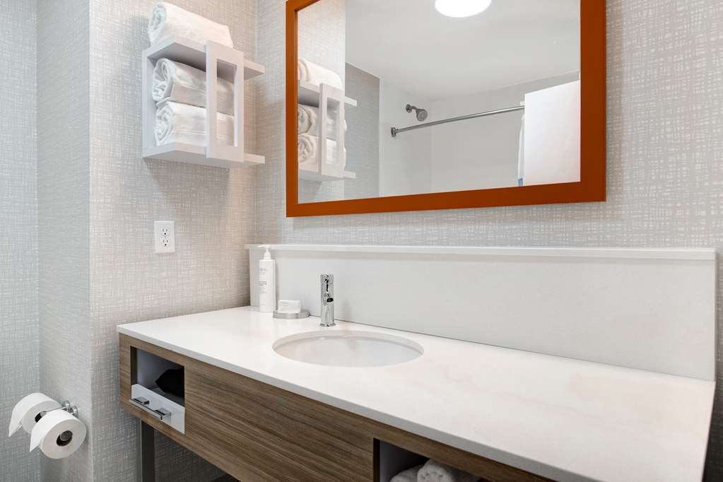 Hampton Inn Easley, SC-guestroom-Guest Room,Bathroom,On-Site.jpg