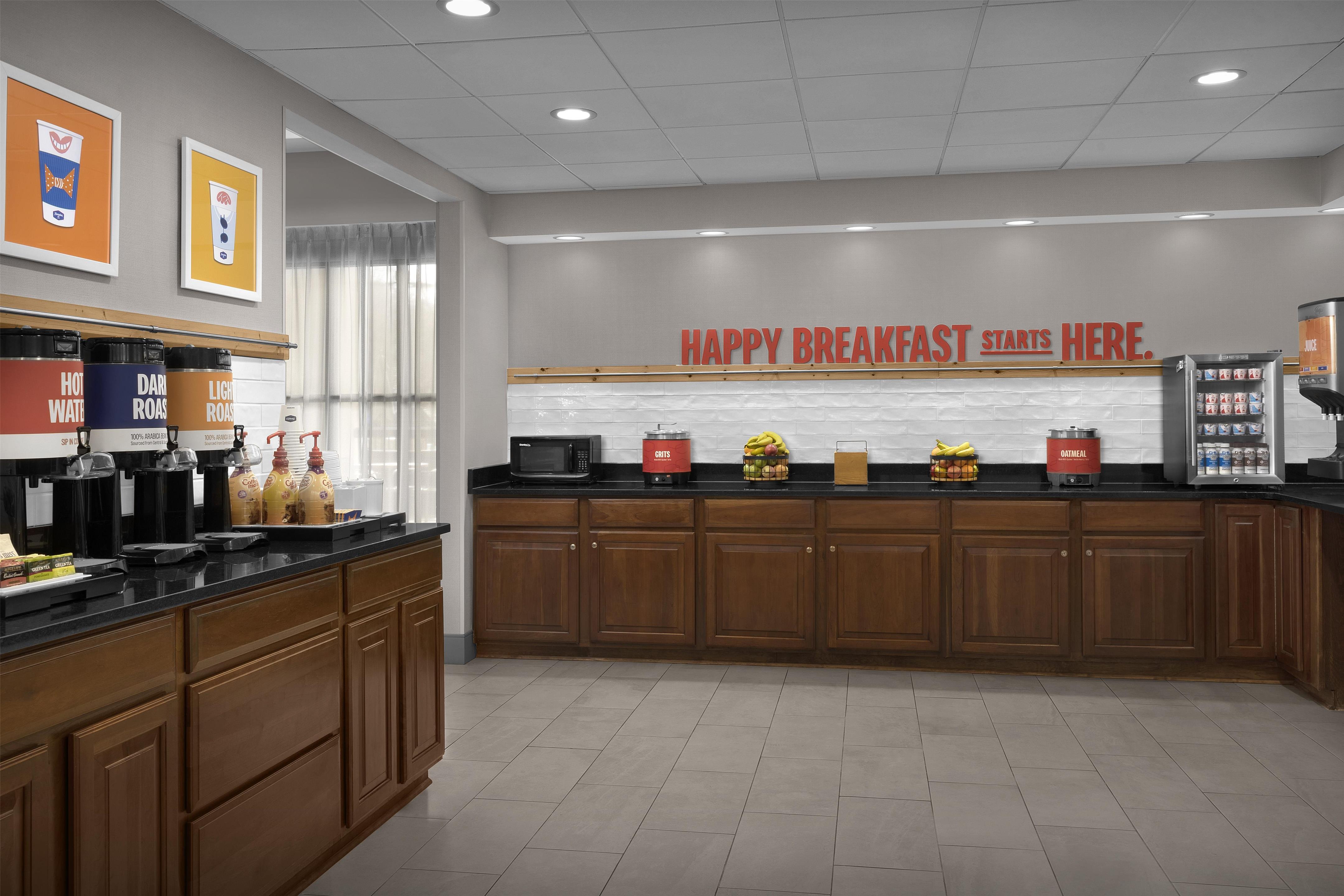 Breakfast Area | Hampton Inn & Suites Greenville/Spartanburg I-85, SC