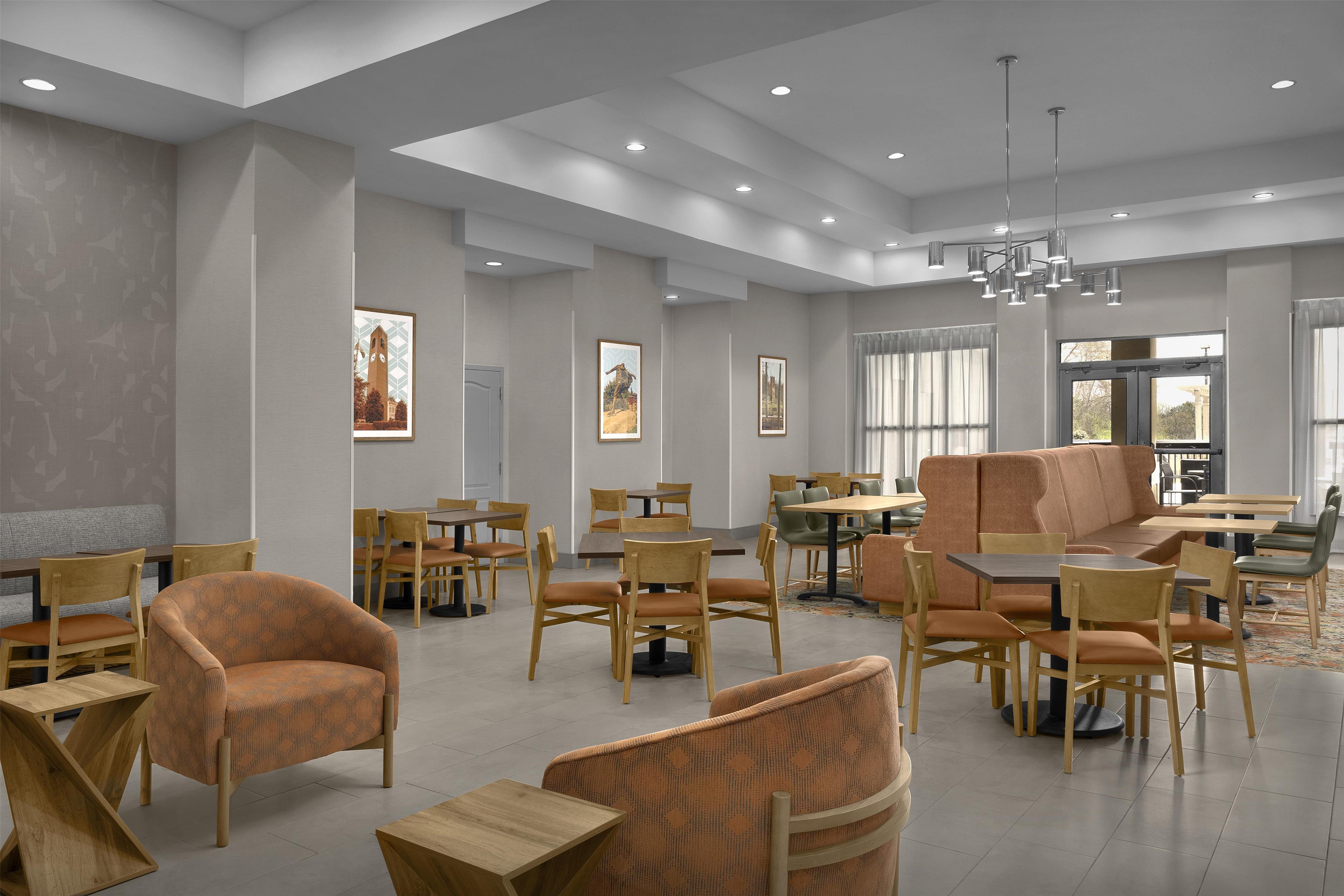 Breakfast Area | Hampton Inn & Suites Greenville/Spartanburg I-85, SC