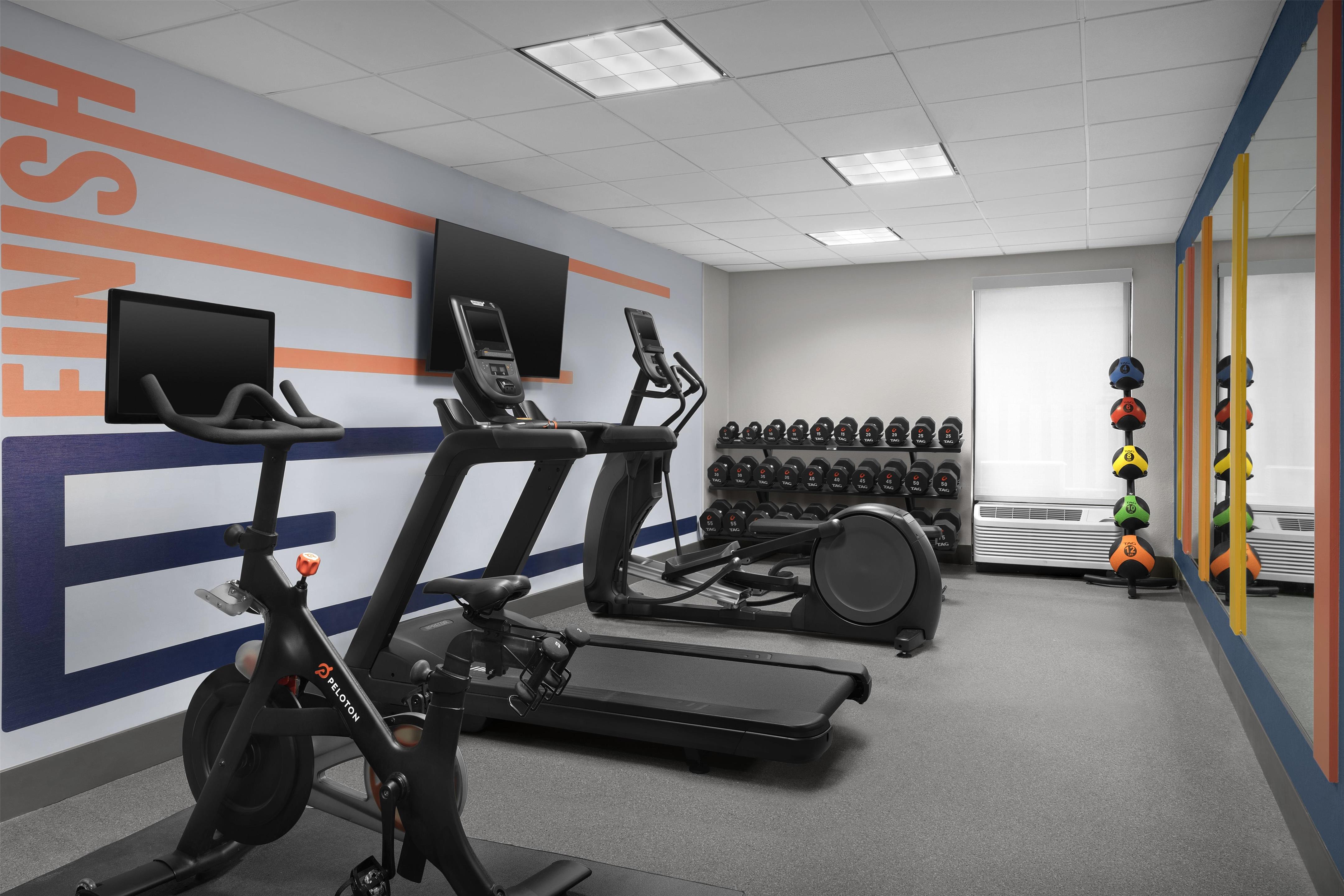 Health club fitness center gym | Hampton Inn & Suites Greenville/Spartanburg I-85, SC