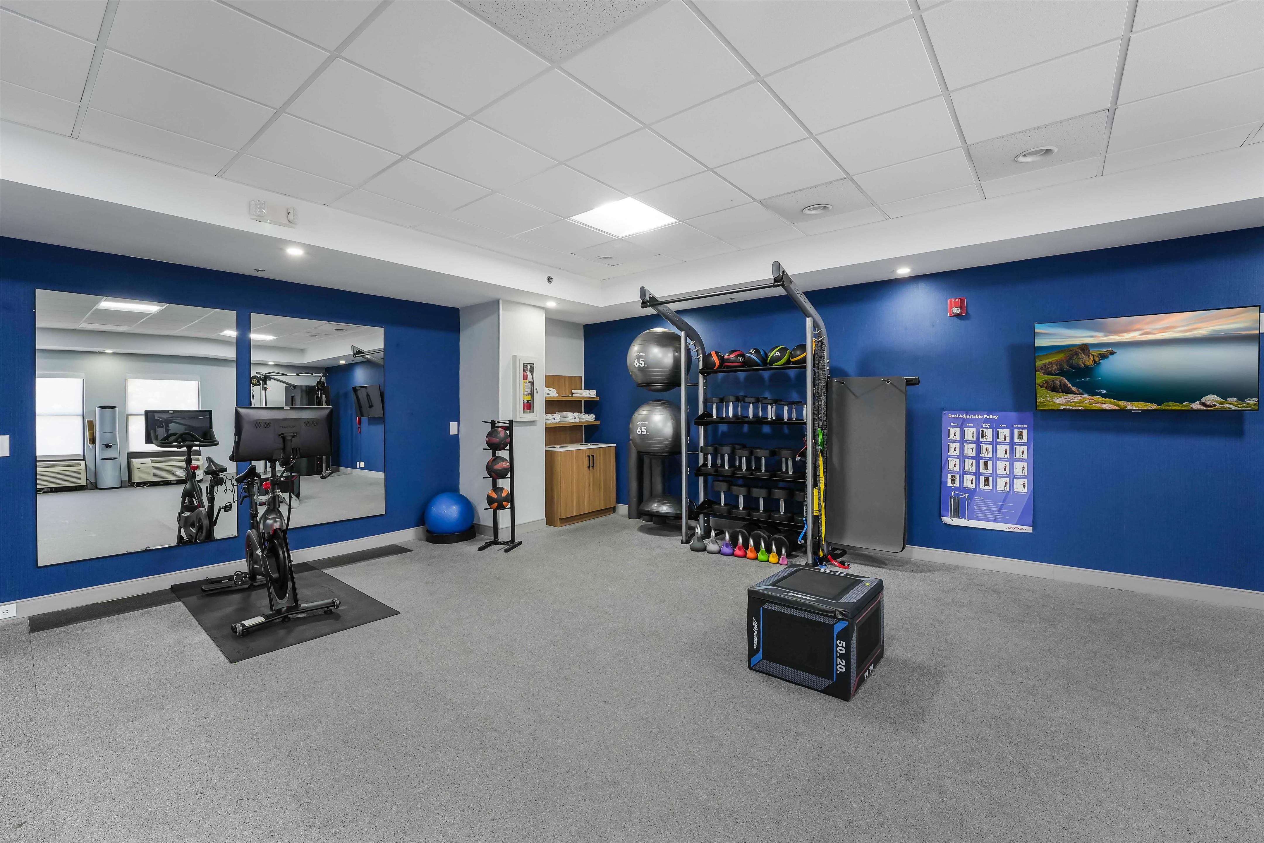 Health club fitness center gym | Hampton Inn Henderson