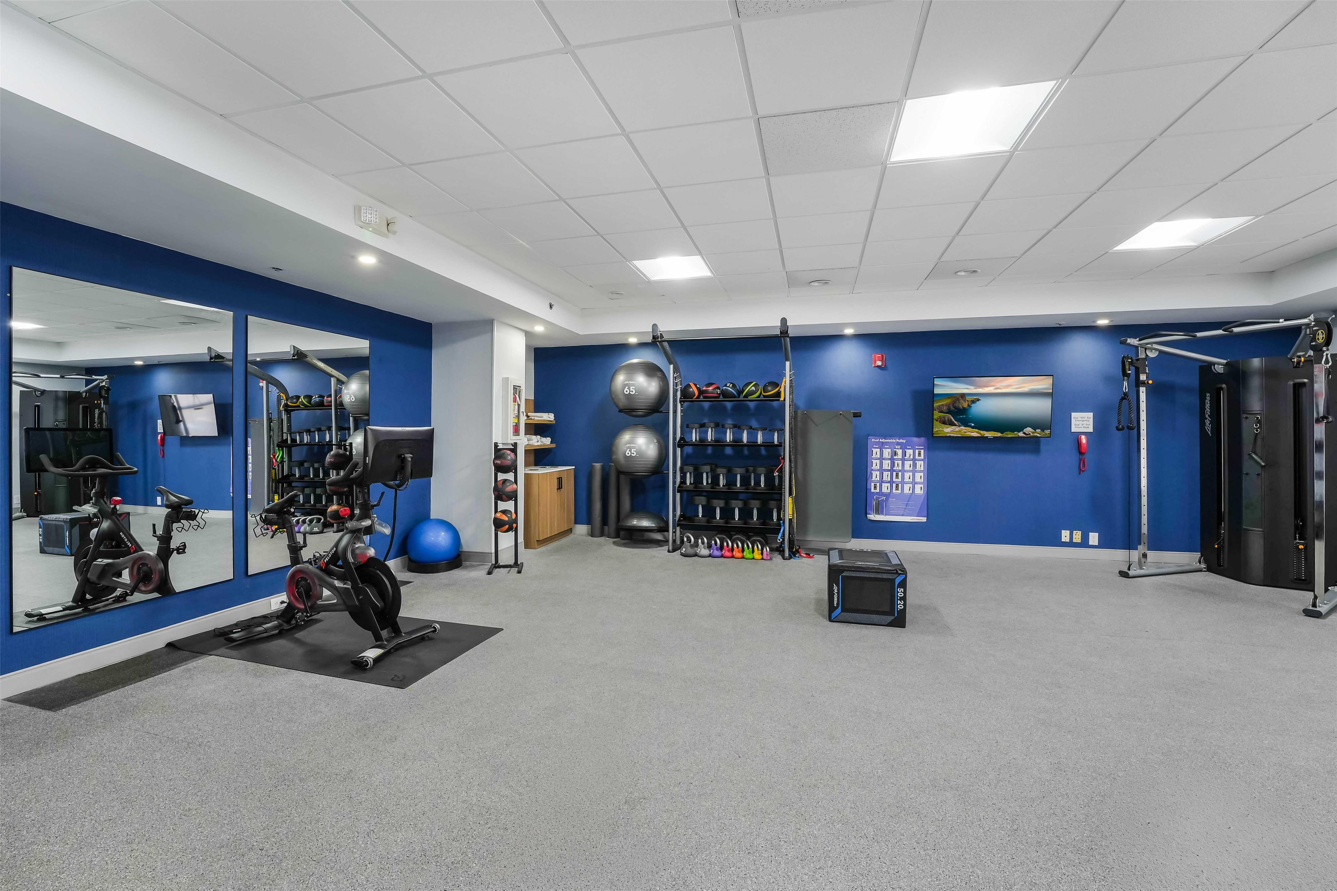 Health club fitness center gym | Hampton Inn Henderson