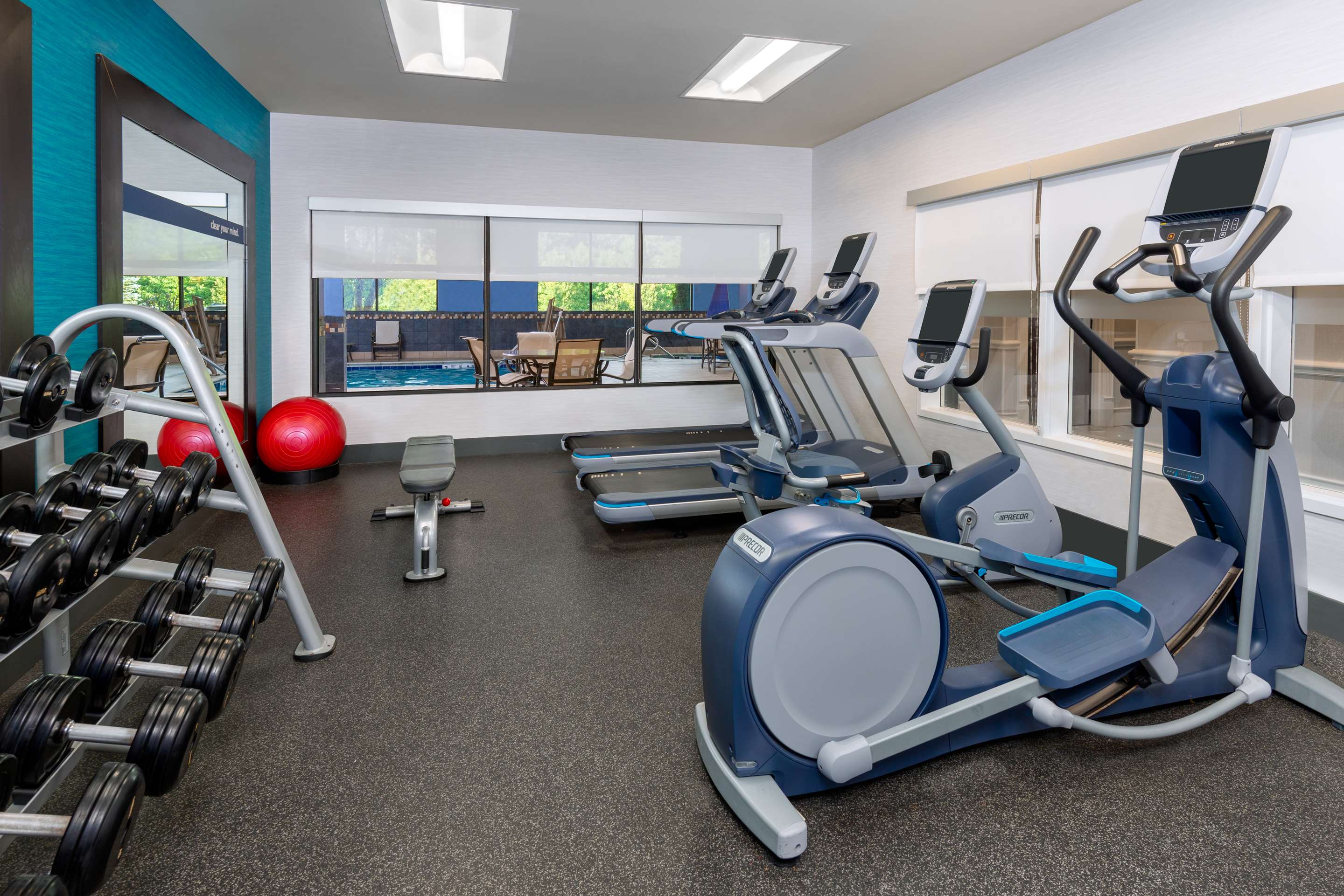 Health club fitness center gym | Hampton Inn & Suites Hartford/Farmington