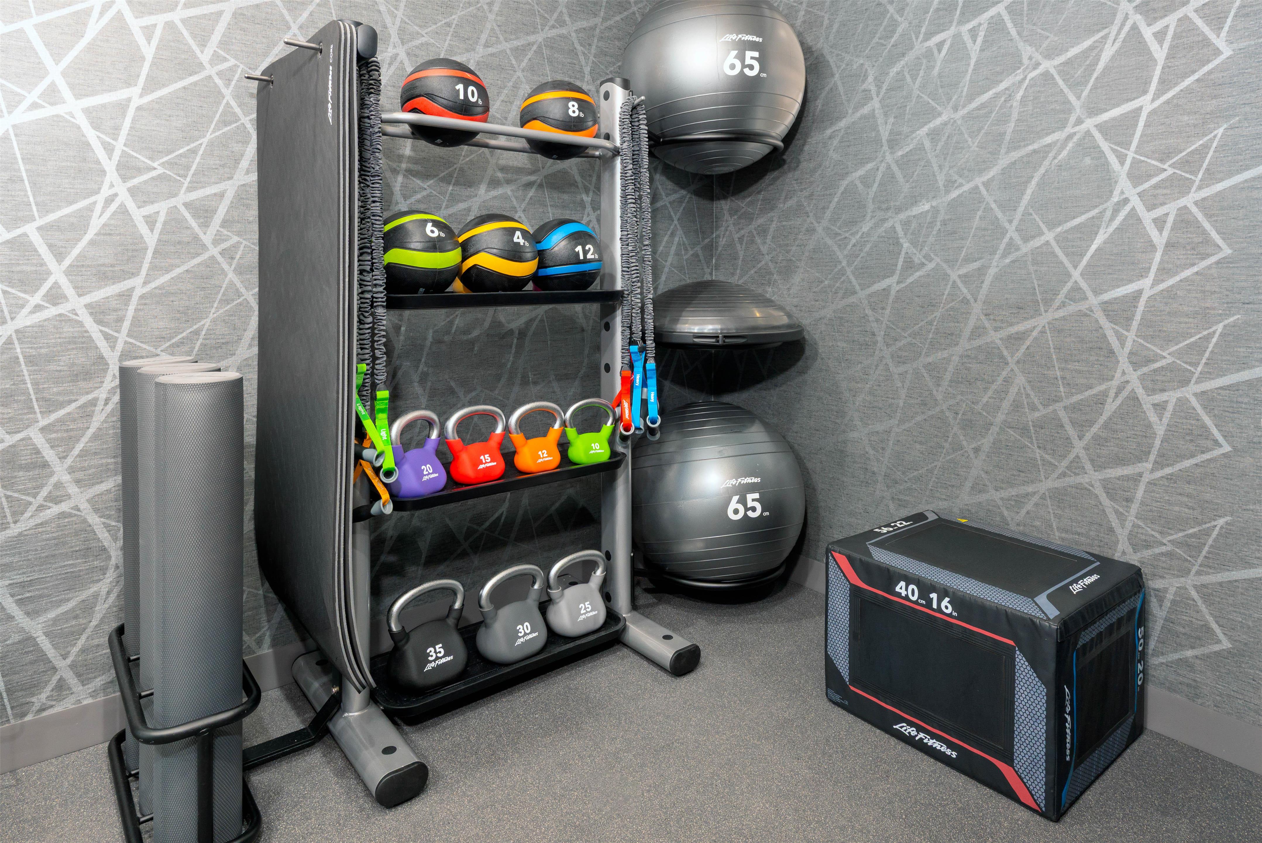 Health club fitness center gym | Homewood Suites by Hilton Holyoke-Springfield/North