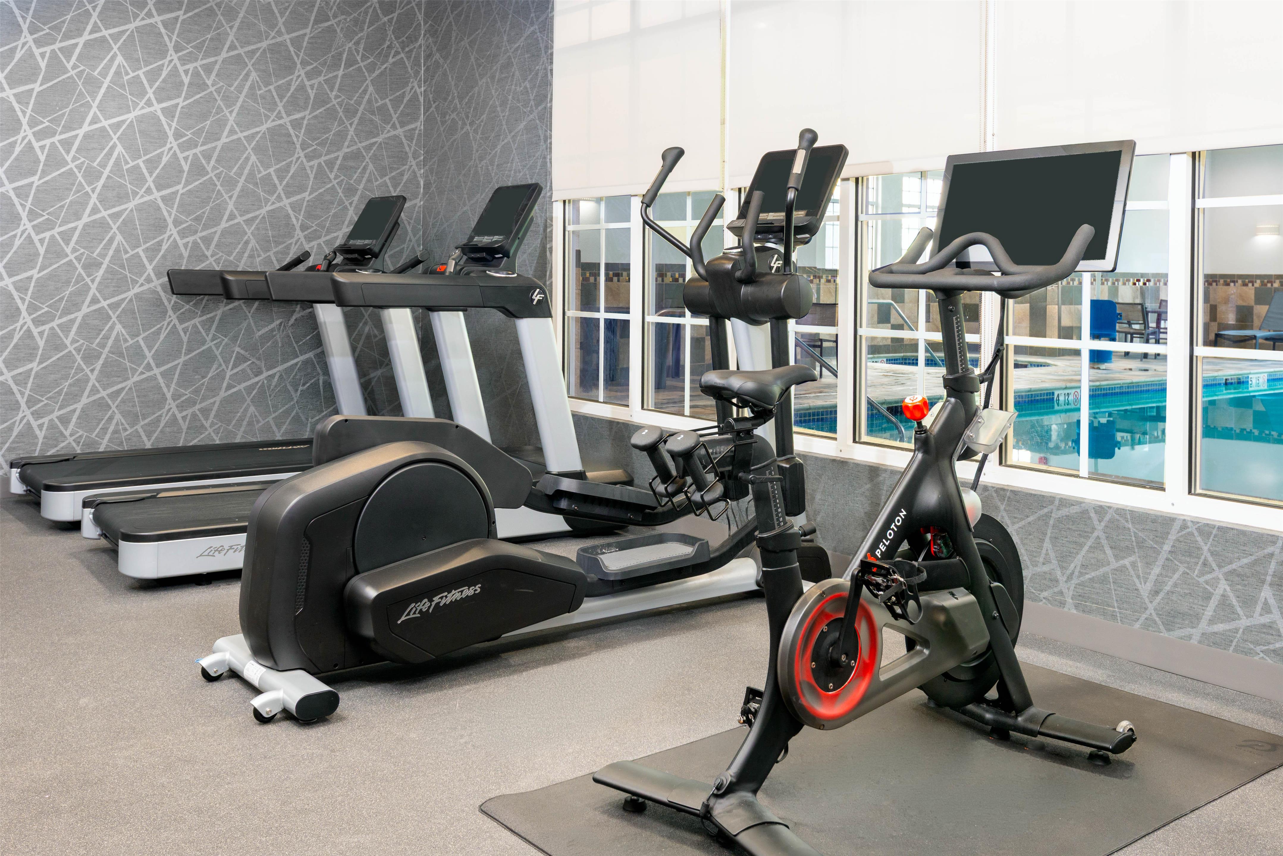 Health club fitness center gym | Homewood Suites by Hilton Holyoke-Springfield/North