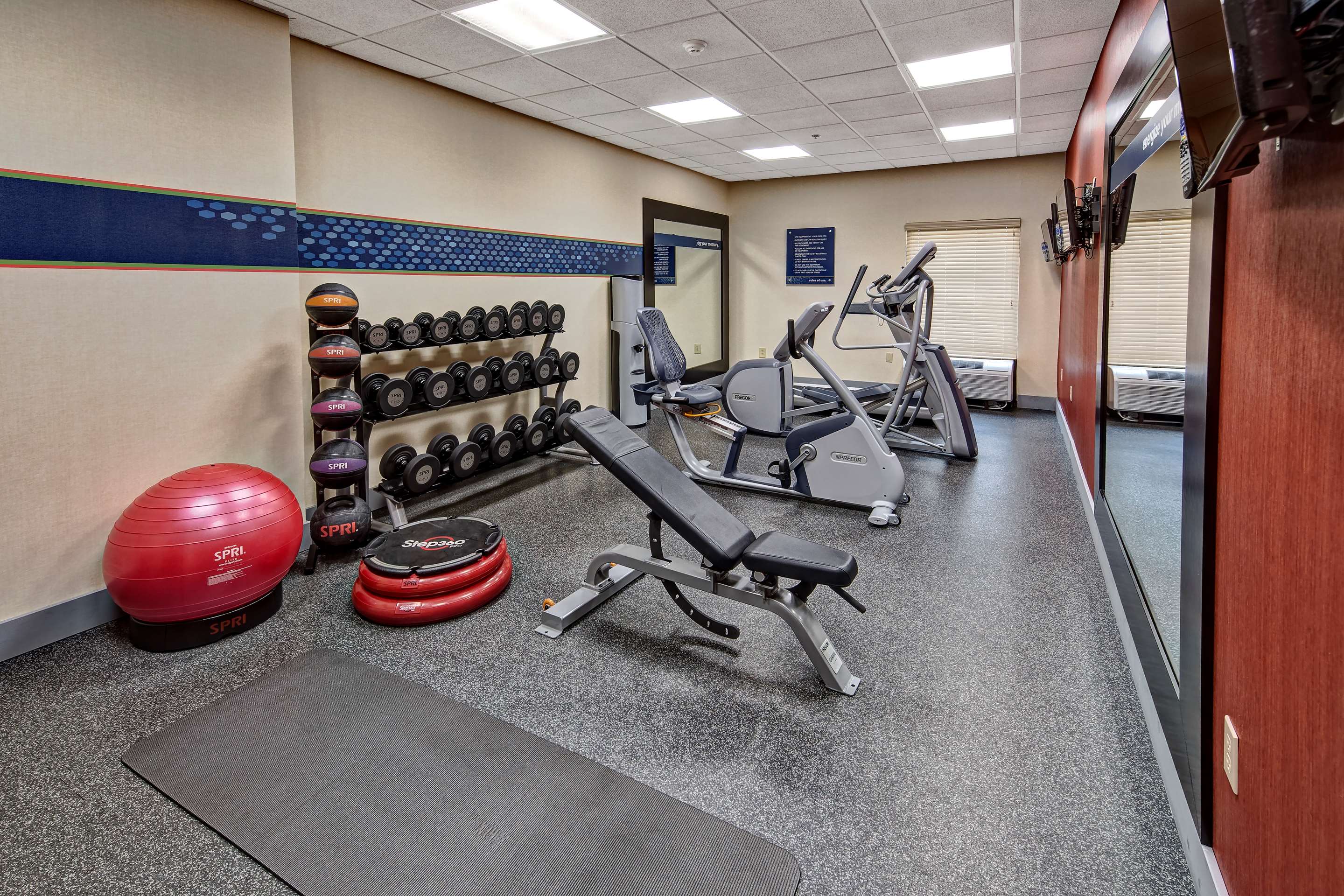 Health club fitness center gym
