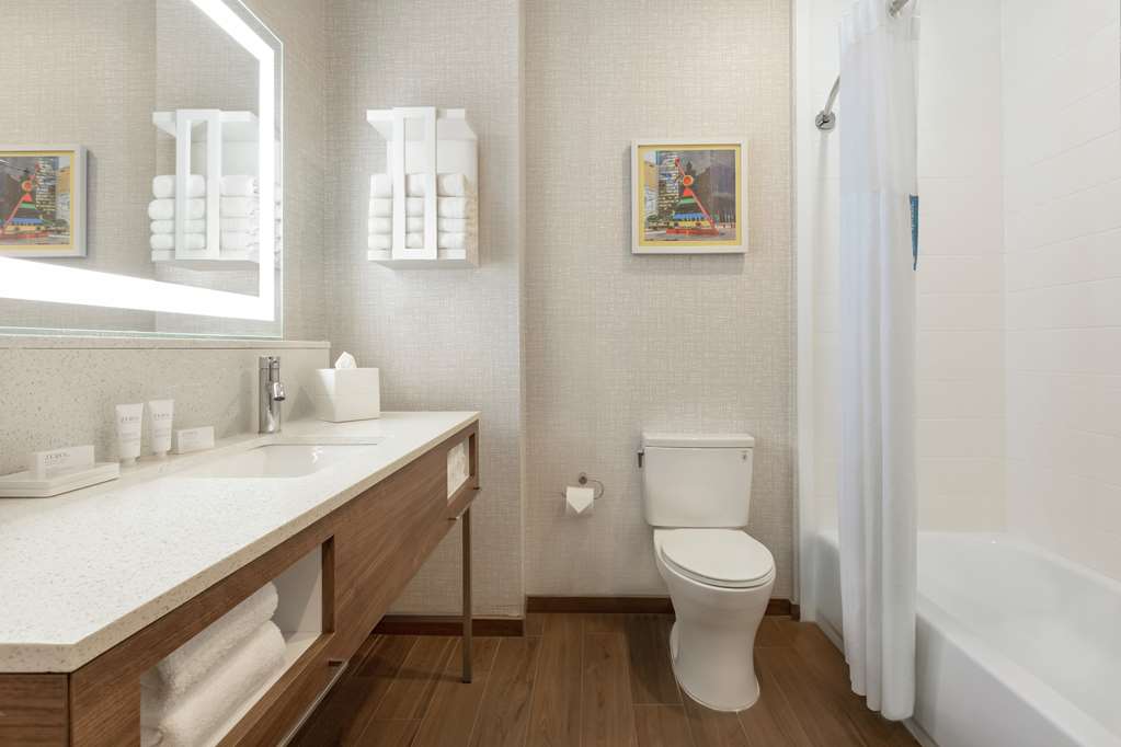 Hampton Inn & Suites by Hilton Houston-Cypress Station Room Type - 1KNG MOB HEAR ACC W TUB NS