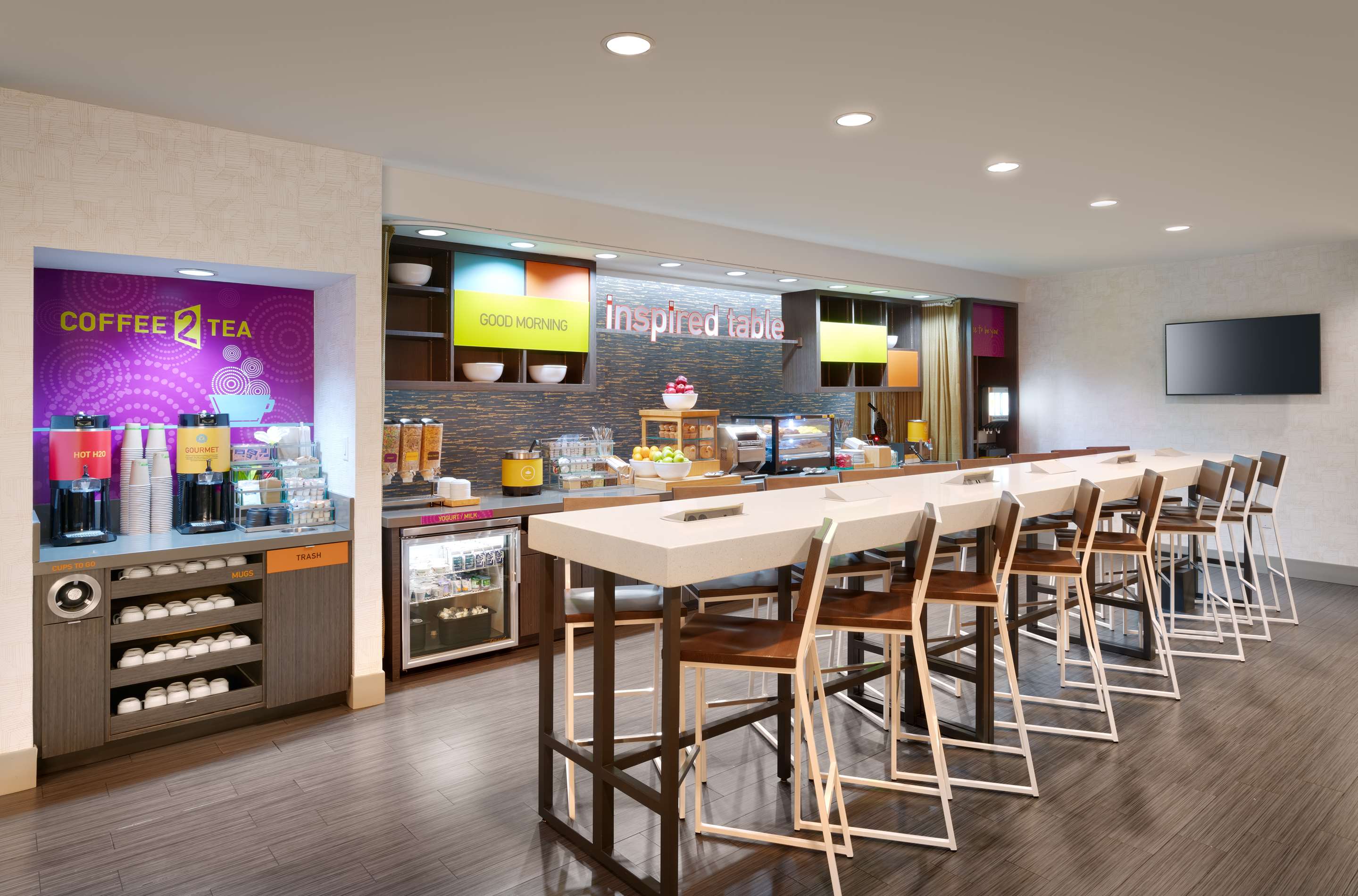 Breakfast Area | Home2 Suites by Hilton Houston/Katy