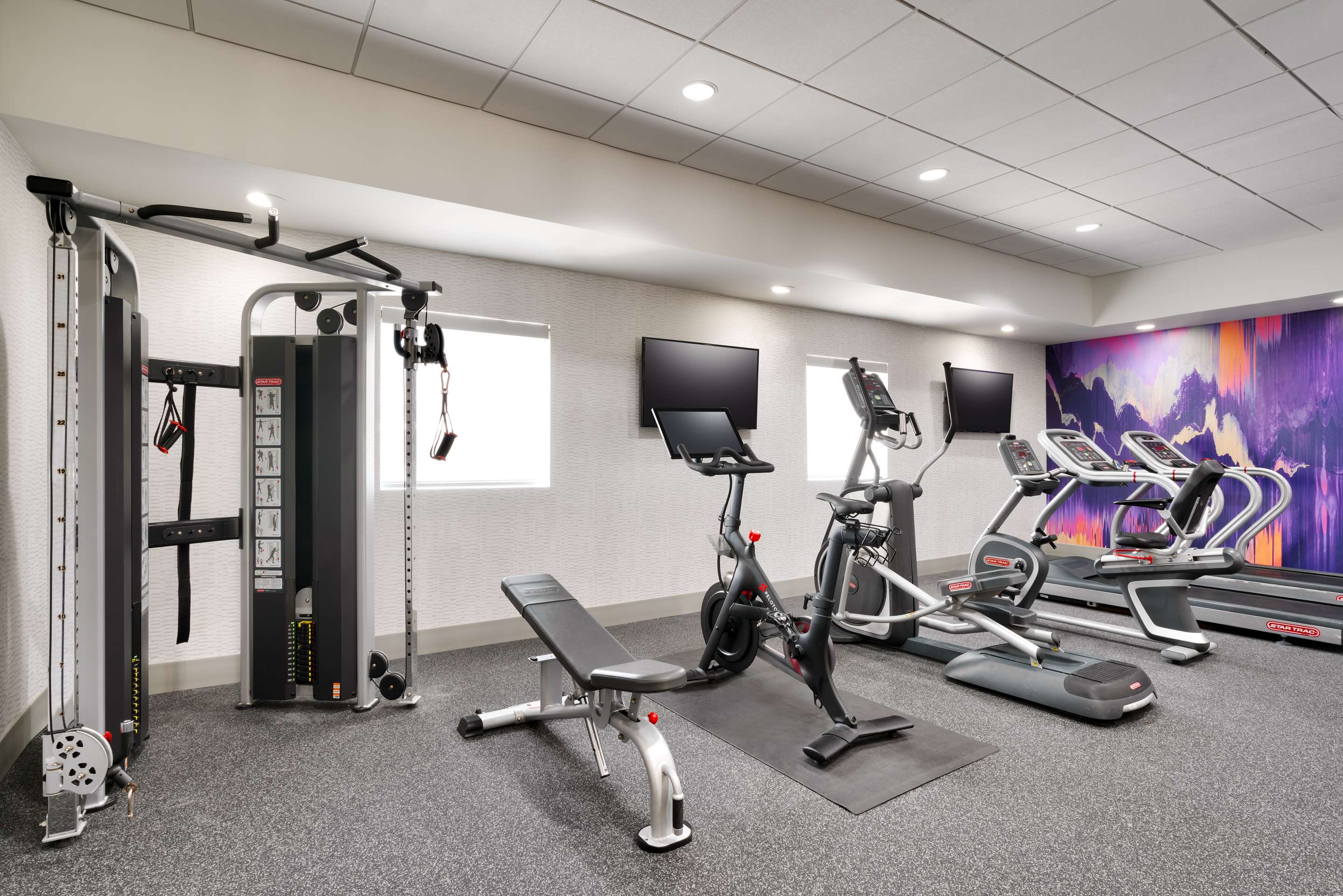 Health club fitness center gym | Home2 Suites by Hilton Houston/Katy