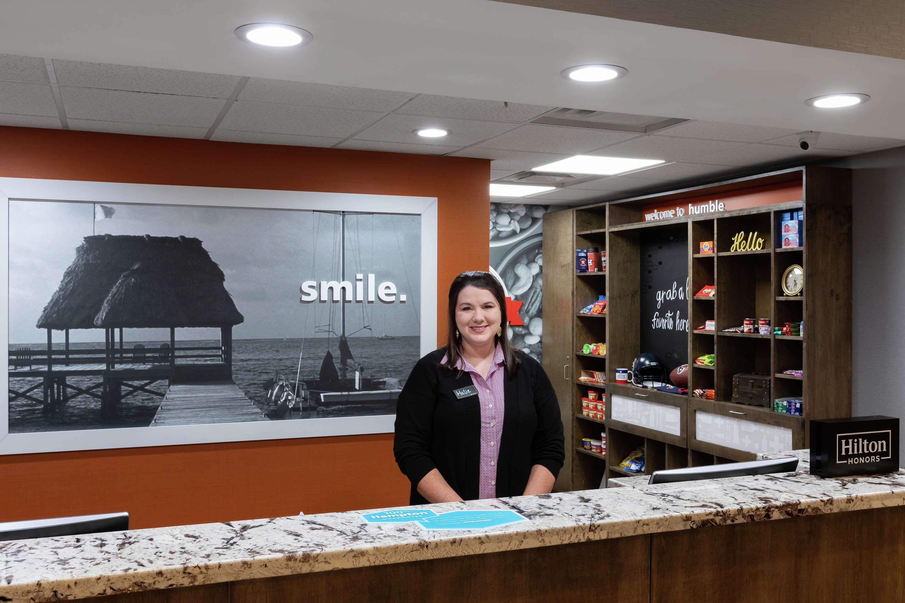 Reception | Hampton Inn Houston/Humble-Airport Area, TX