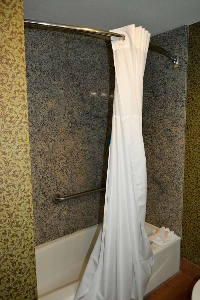 Hampton Inn &amp; Suites Houston-Katy-guestroom-Guest Room,Bathroom,On-Site.jpg