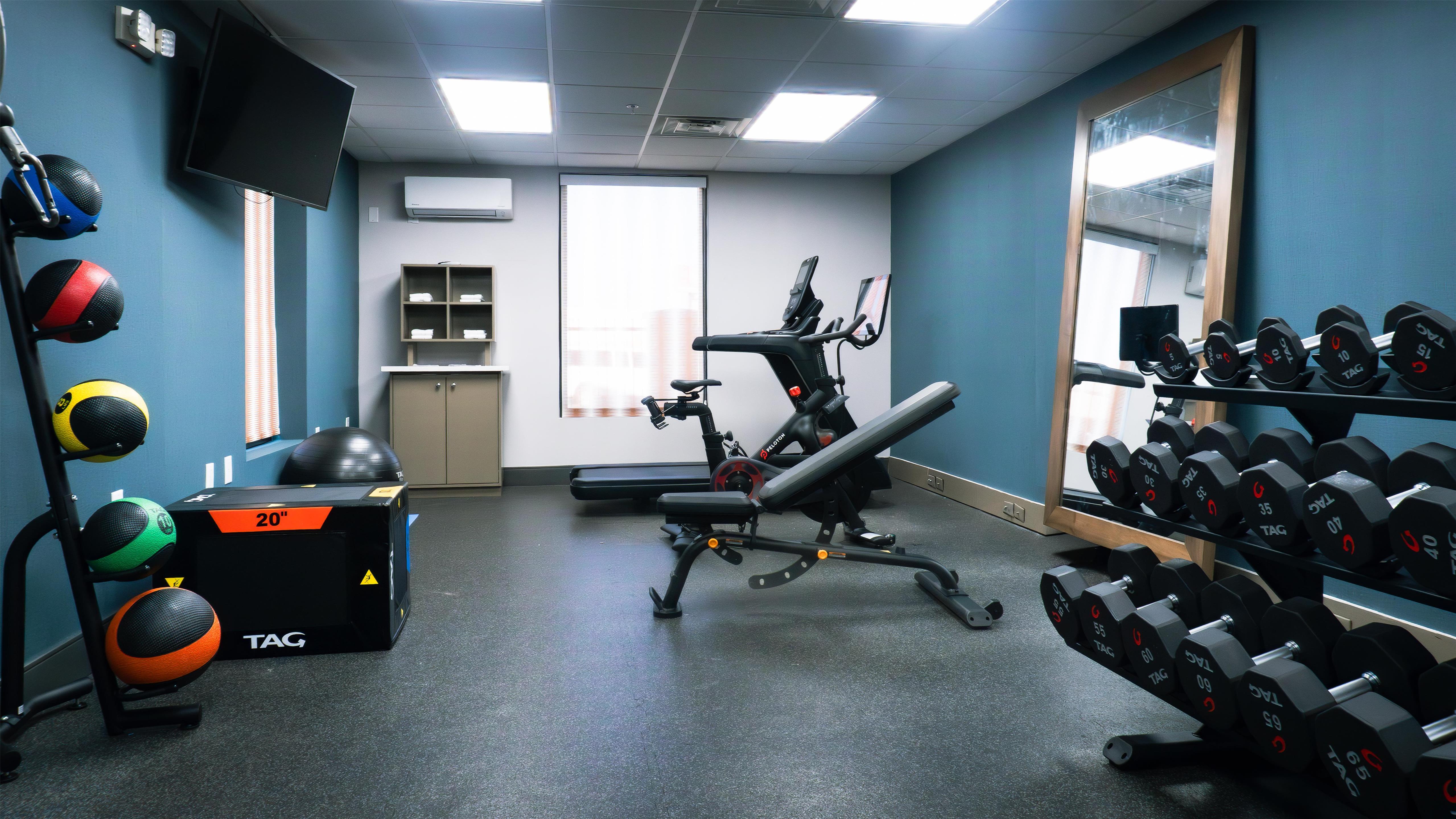 Health club fitness center gym | Hampton Inn & Suites Houston Katy