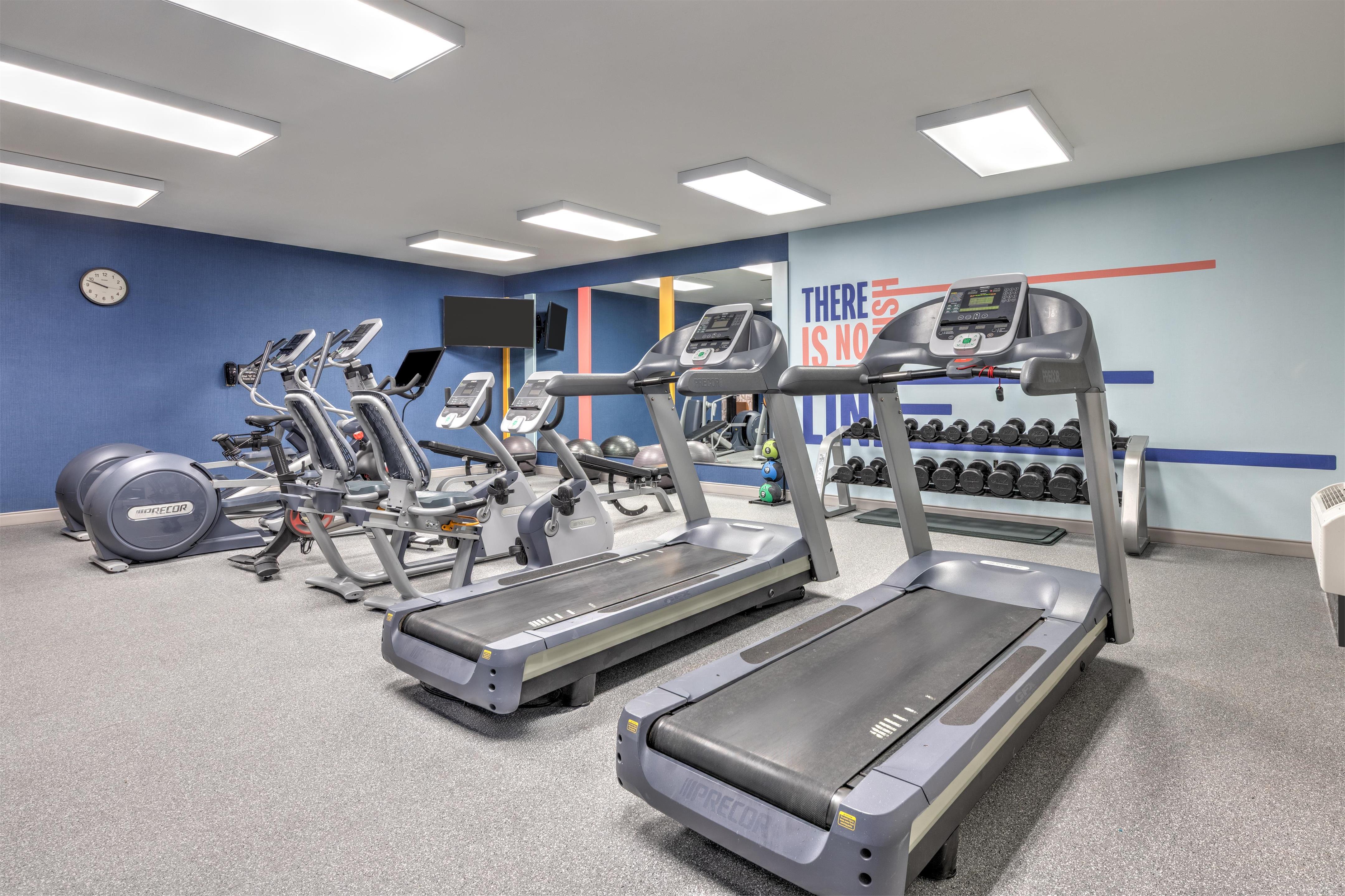 Health club fitness center gym | Hampton Inn & Suites Houston/Pasadena