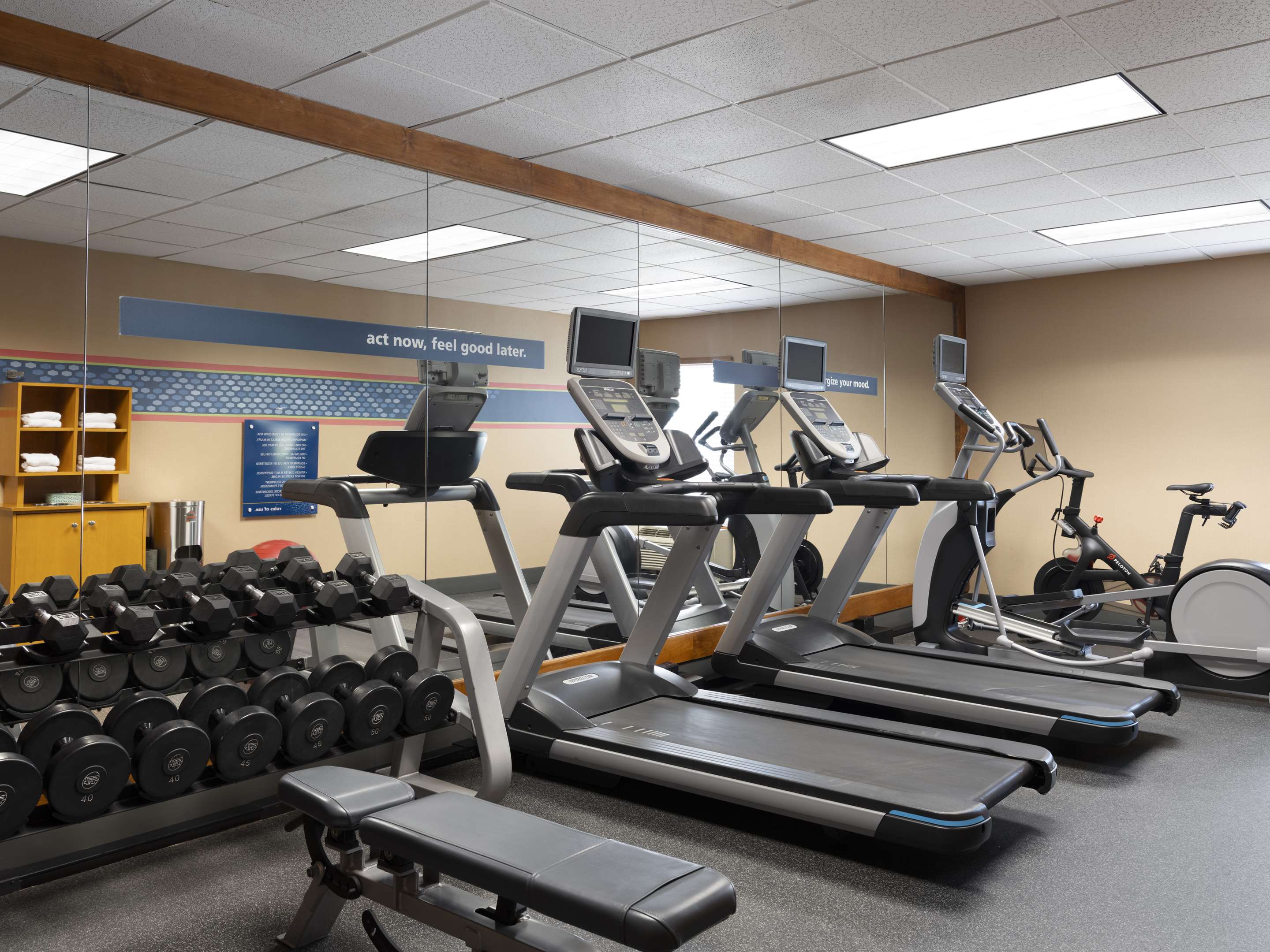 Health club fitness center gym