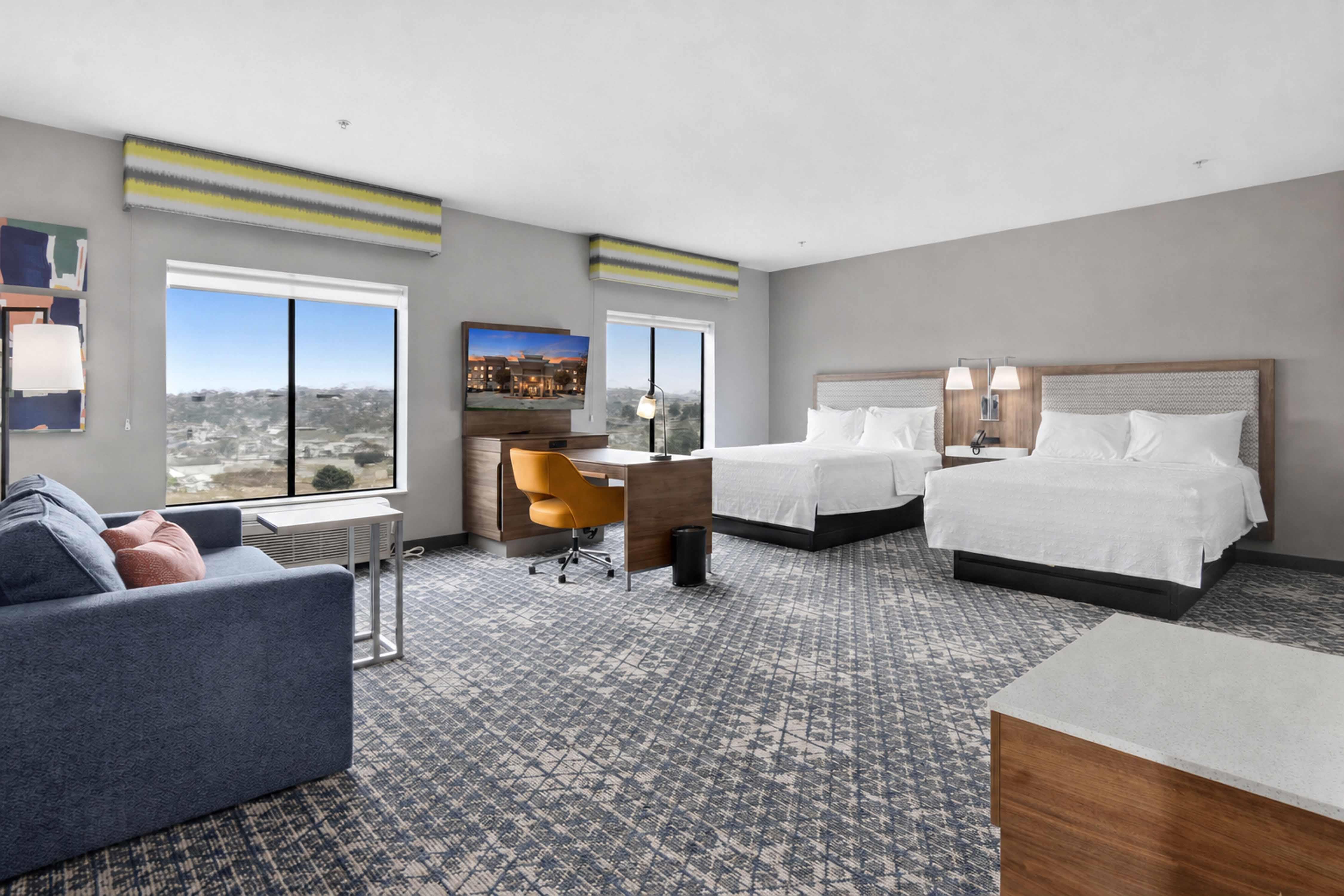 Hampton Inn and Suites Houston-Rosenberg Room Type - 2 QNS STUDIO SUITE NONSMOK