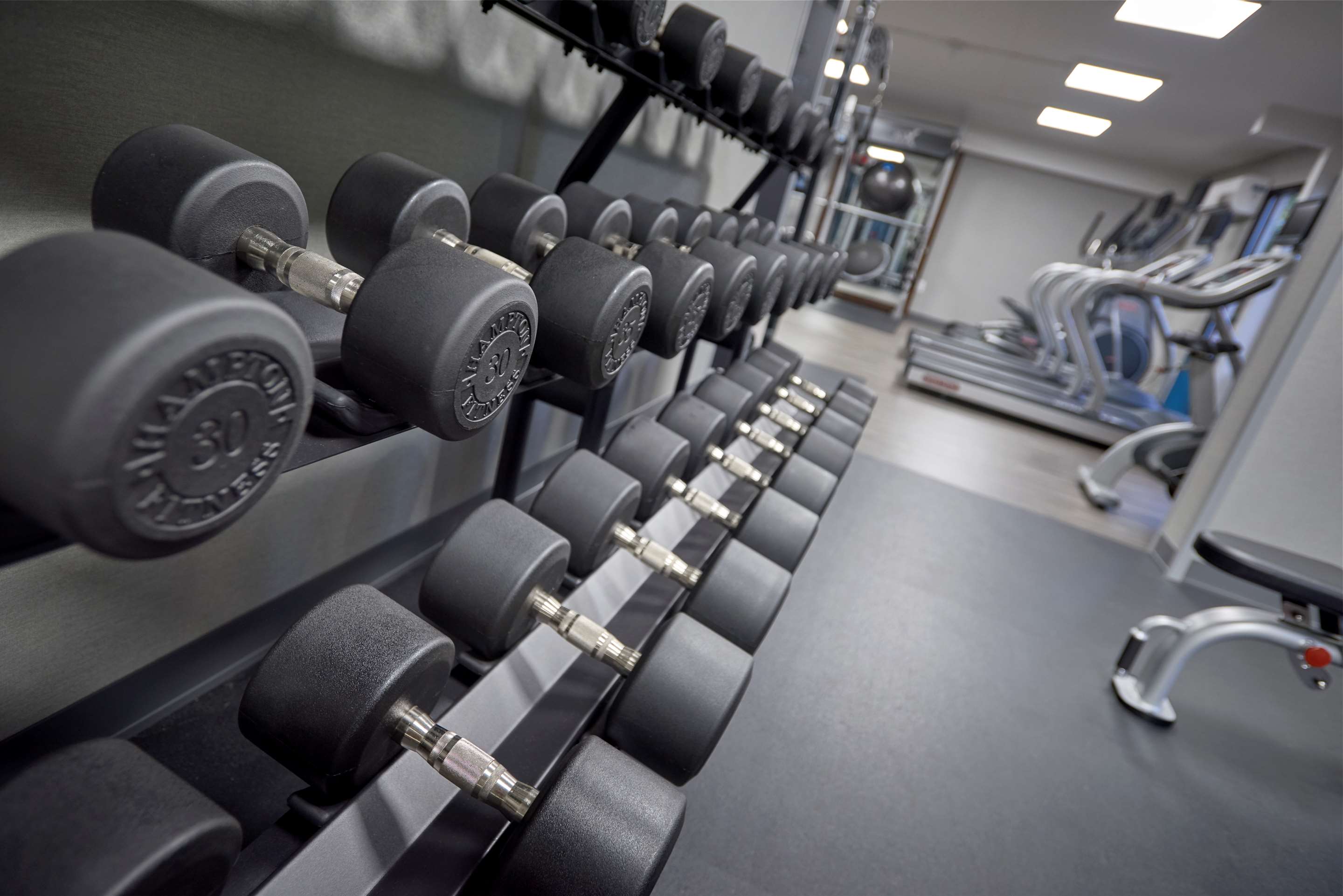 Health club fitness center gym | Hampton Inn by Hilton Harrisburg West