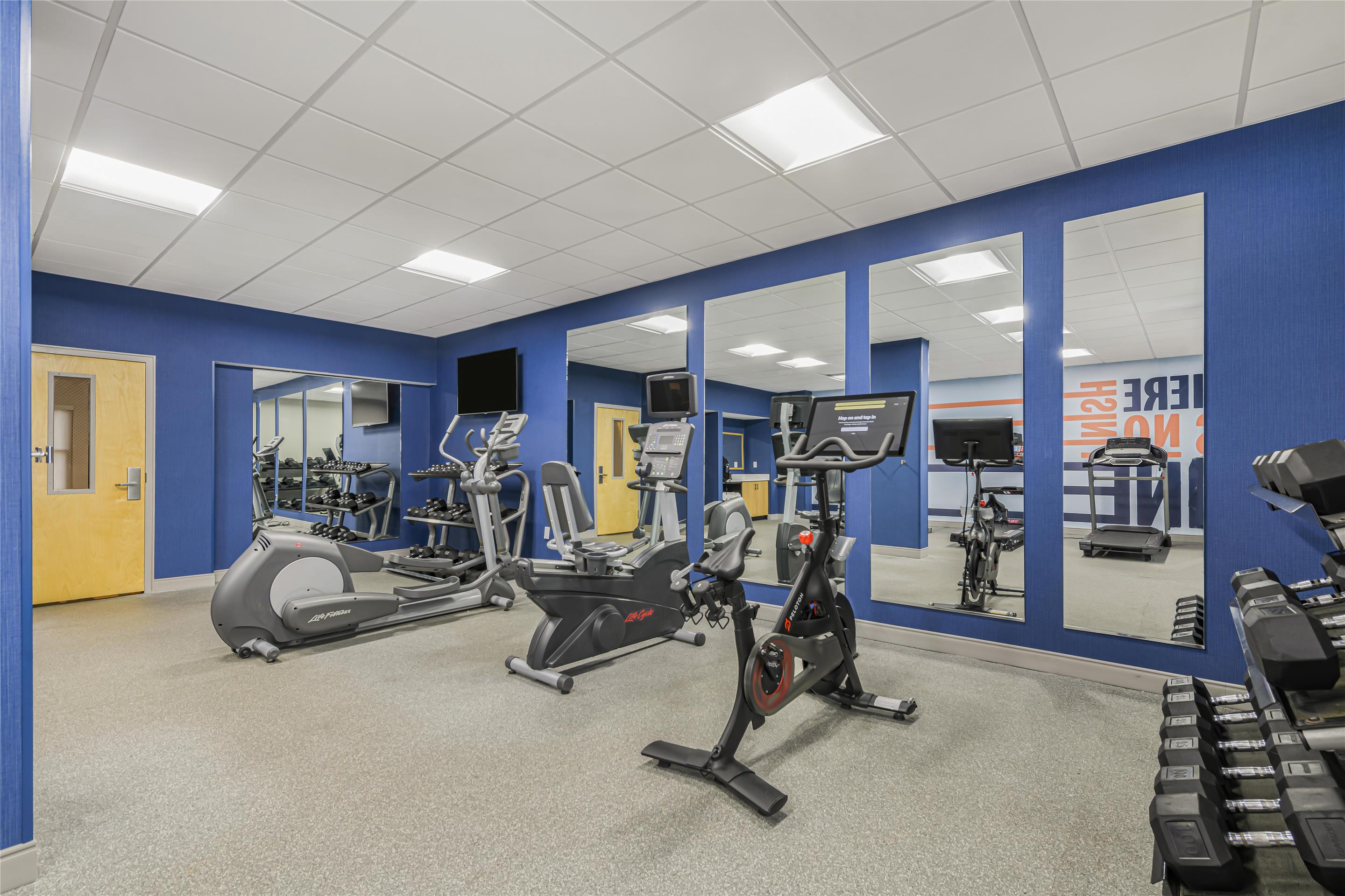 Health club fitness center gym | Hampton Inn Huntsville-Arsenal/South Parkway