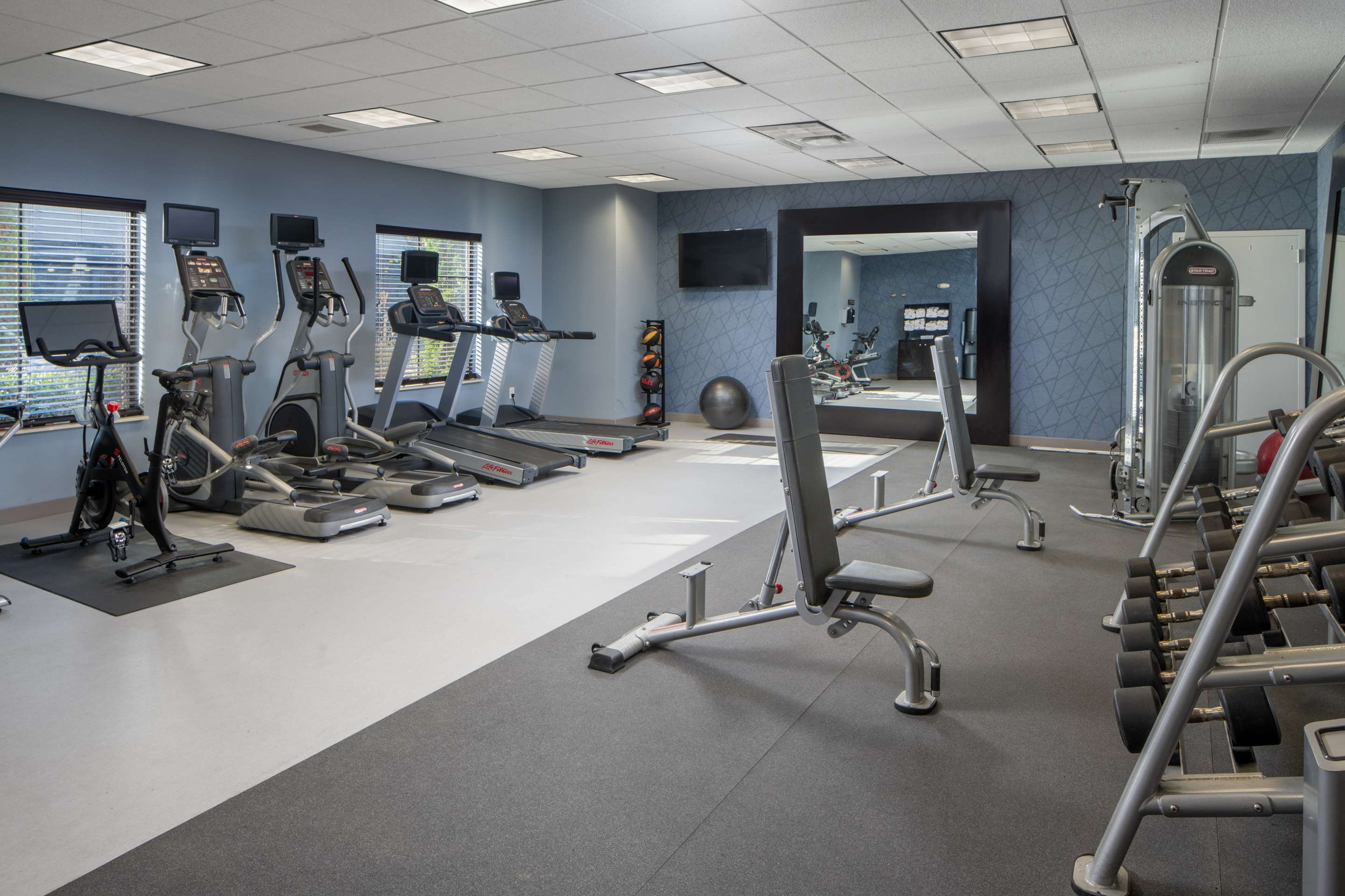 Health club fitness center gym | Homewood Suites by Hilton Huntsville - Downtown, AL