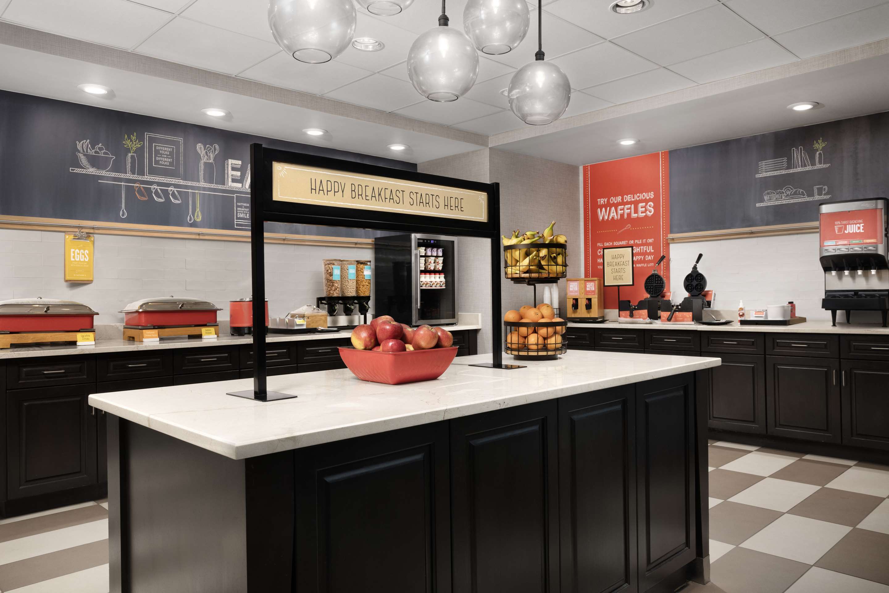 Breakfast Area | Hampton Inn & Suites Huntsville/Research Park Area