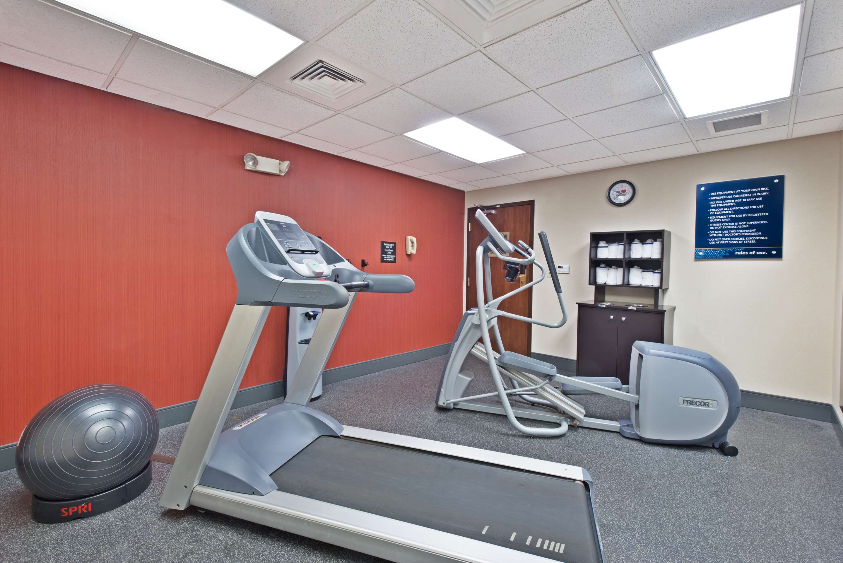 Health club fitness center gym