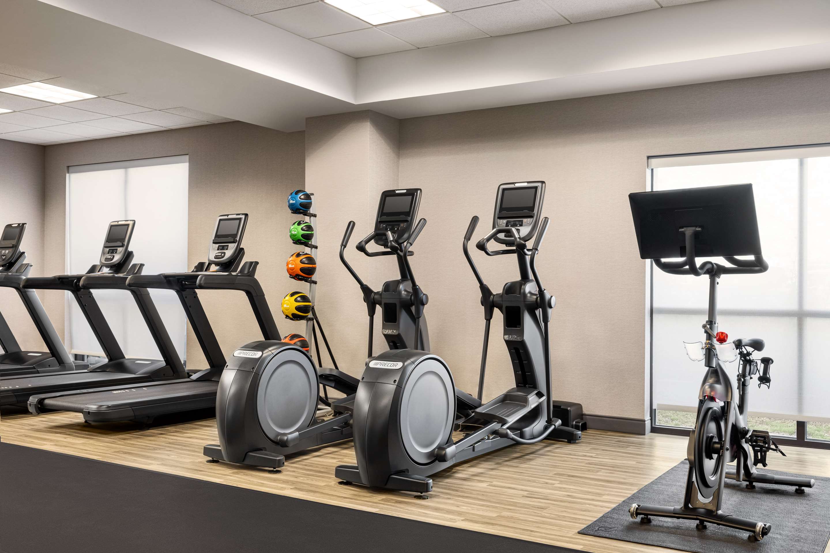 Health club fitness center gym | Hampton by Hilton Shelton