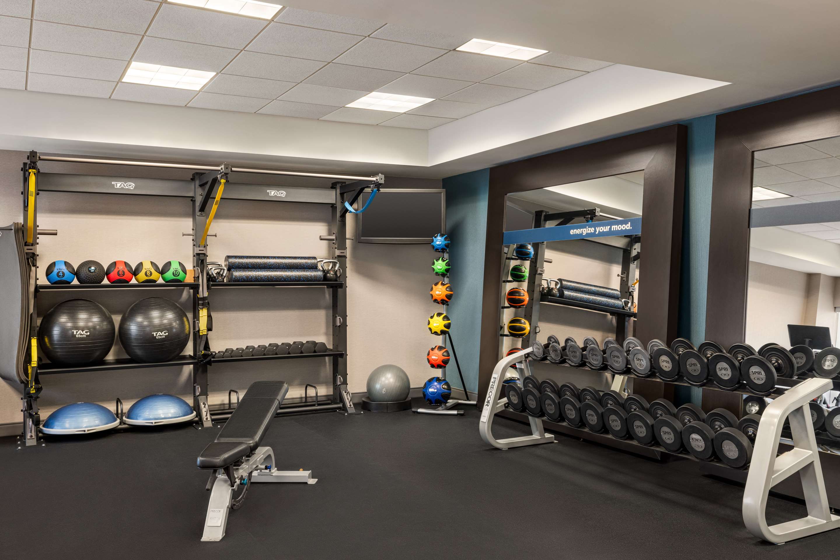 Health club fitness center gym | Hampton by Hilton Shelton