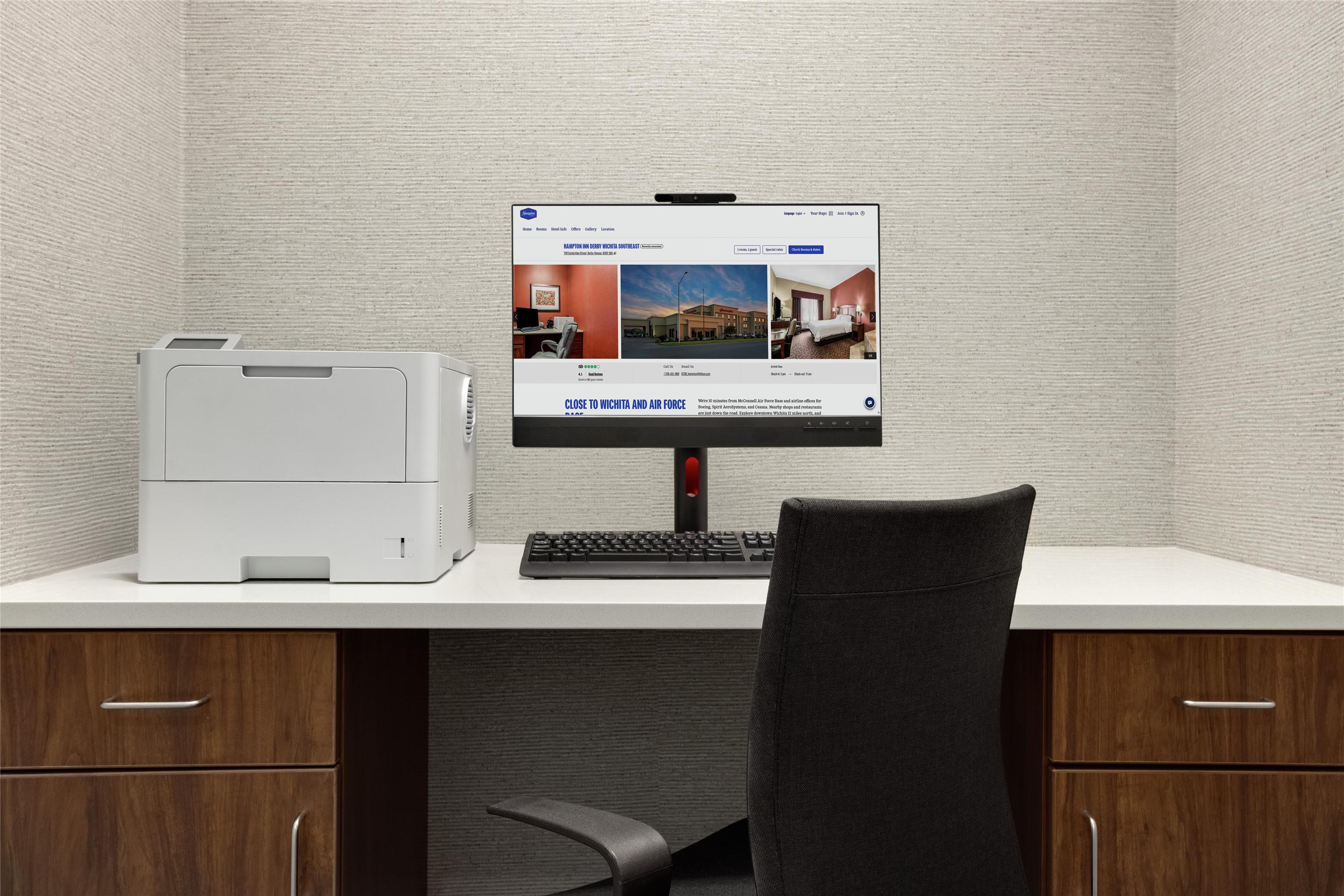 Business Center | Hampton Inn Derby Wichita Southeast