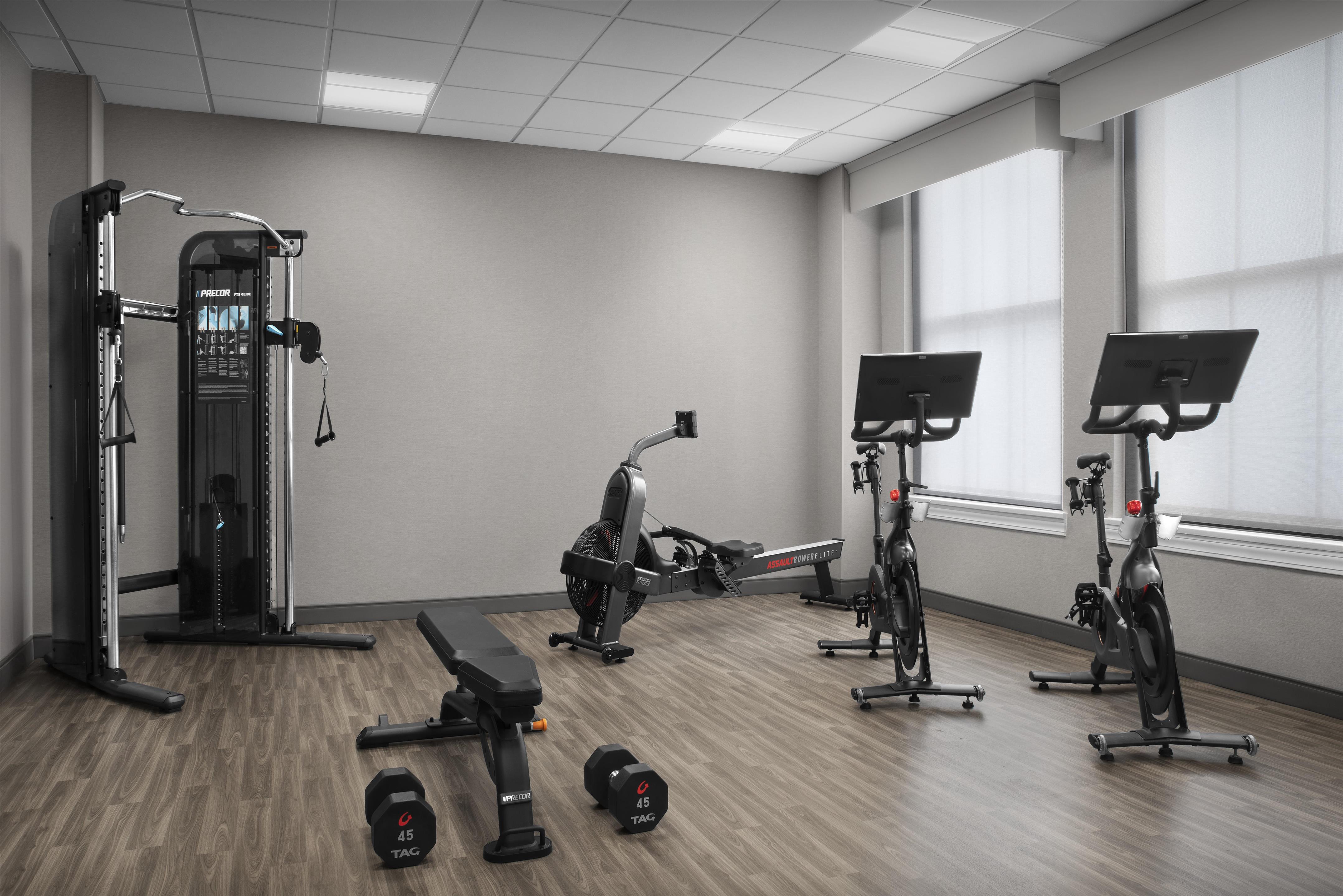 Health club fitness center gym | Hampton Inn Indianapolis Downtown Across from Circle Centre