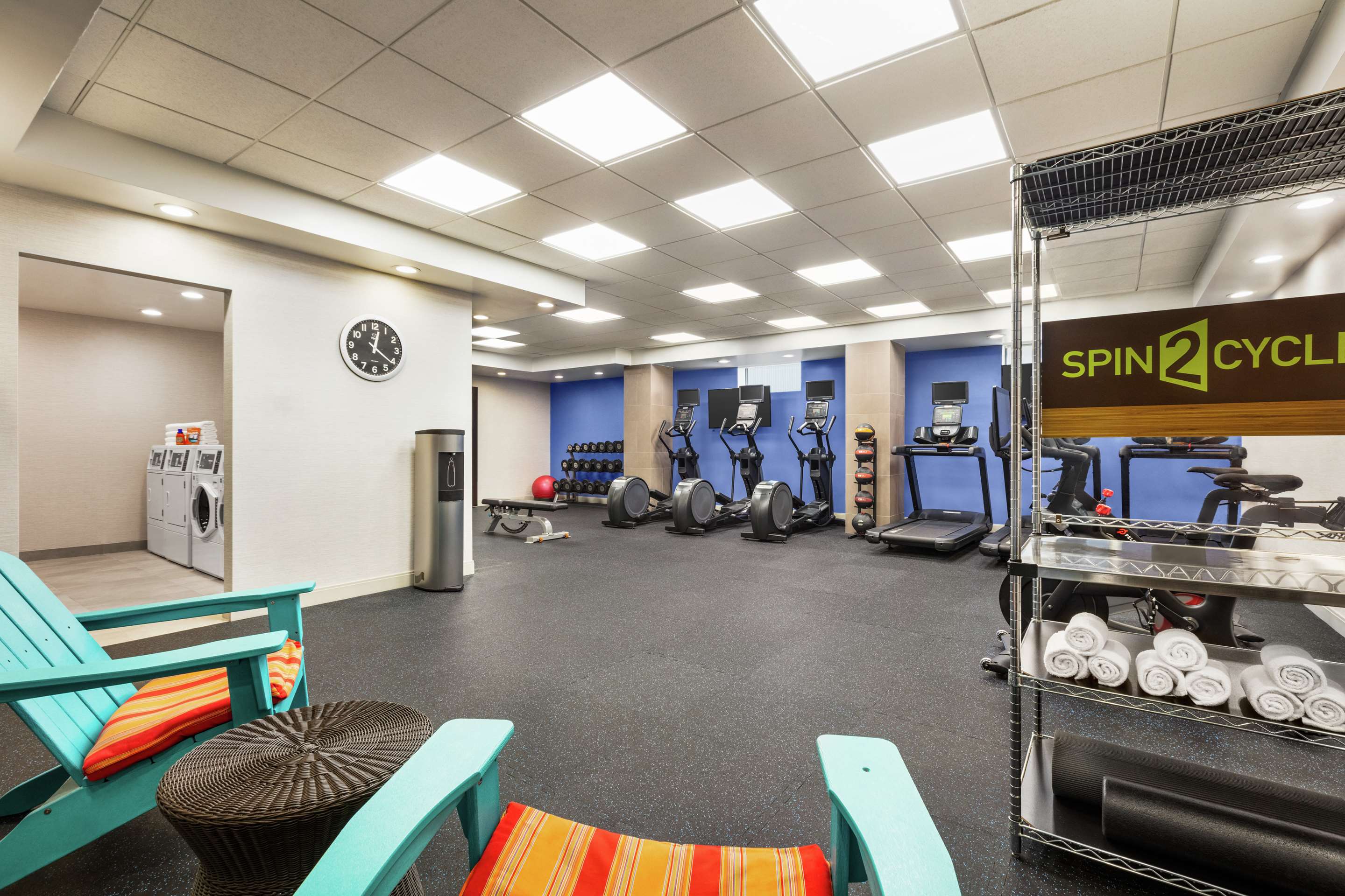 Health club fitness center gym | Home2 Suites by Hilton NY Long Island City/Manhattan View