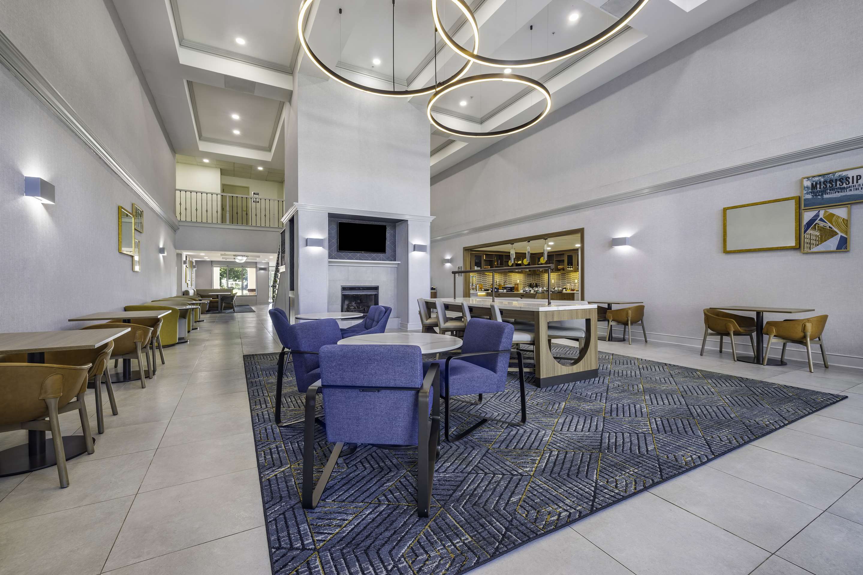 Breakfast Area | Homewood Suites by Hilton Jackson-Ridgeland