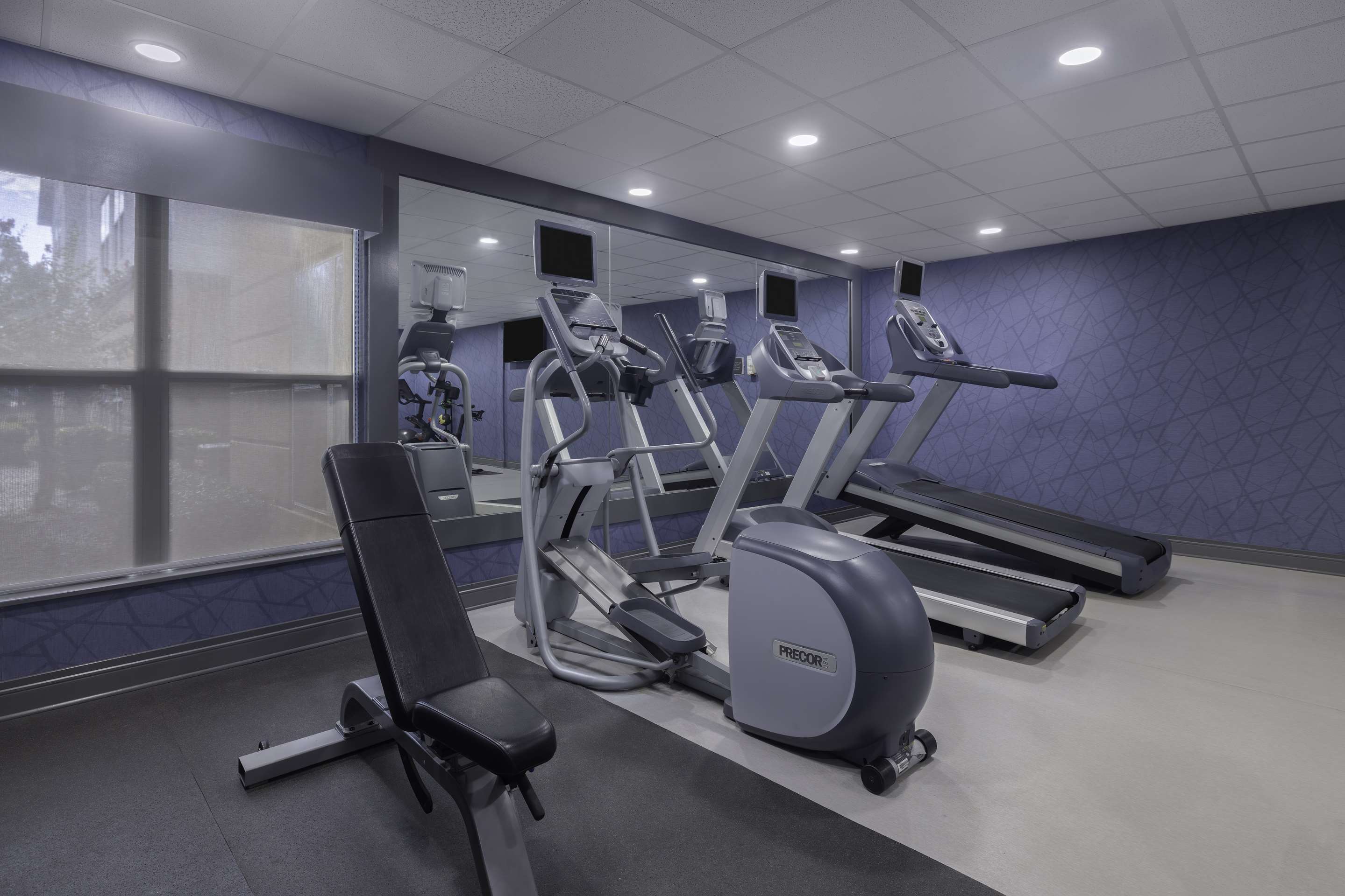 Health club fitness center gym | Homewood Suites by Hilton Jackson-Ridgeland