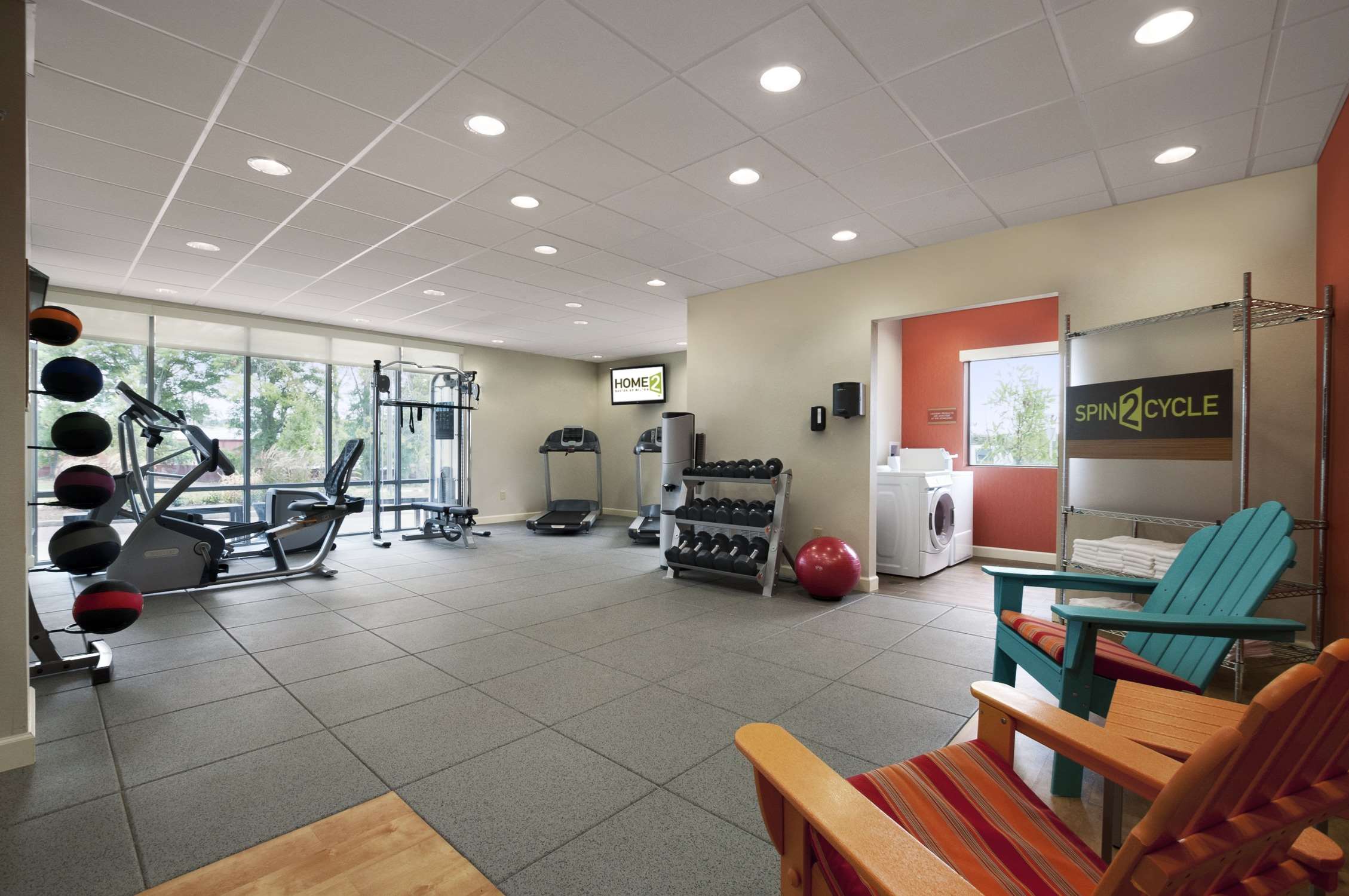 Health club fitness center gym | Home2 Suites by Hilton Jackson/Ridgeland, MS