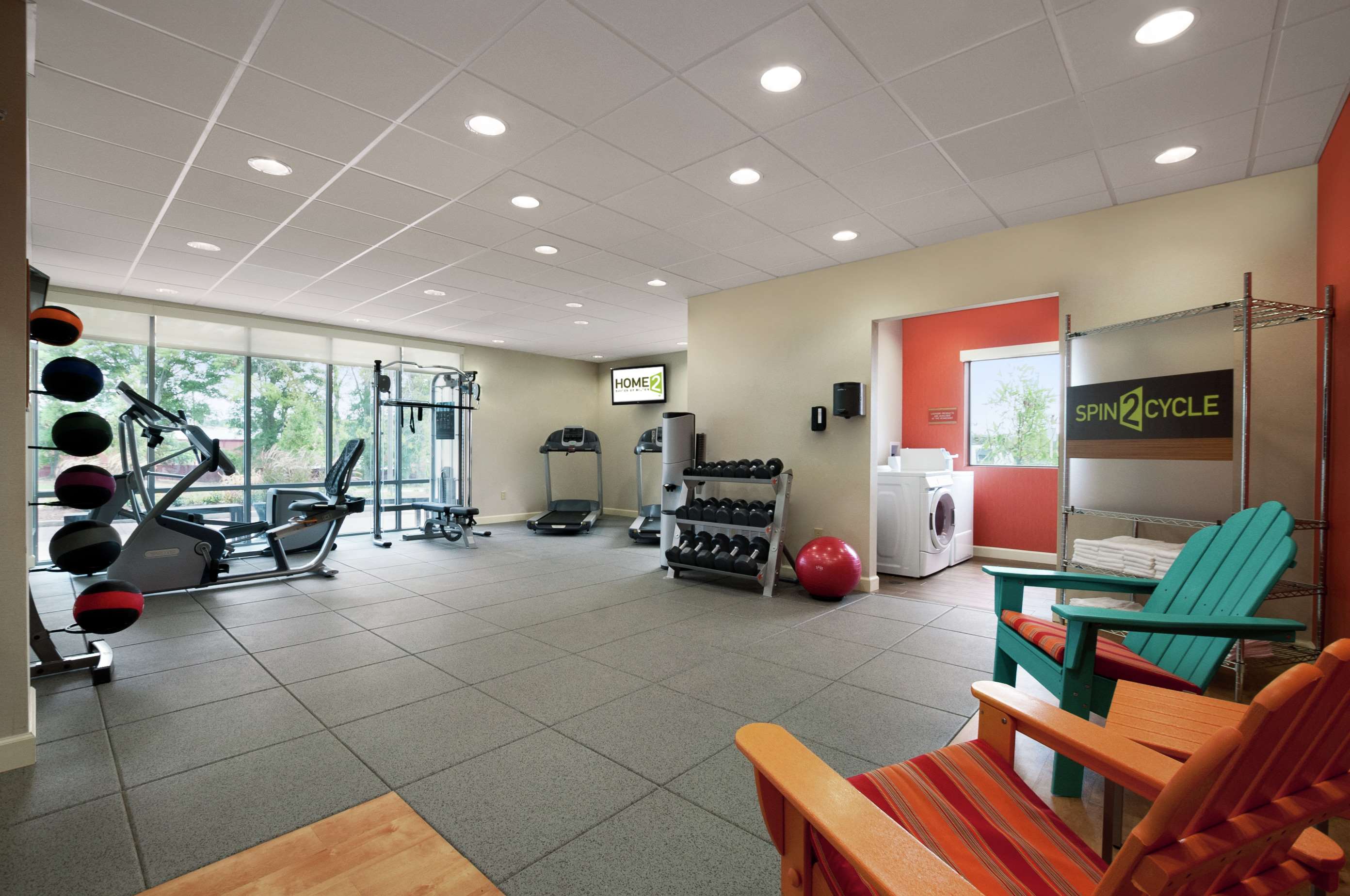 Health club fitness center gym | Home2 Suites by Hilton Jackson/Ridgeland, MS