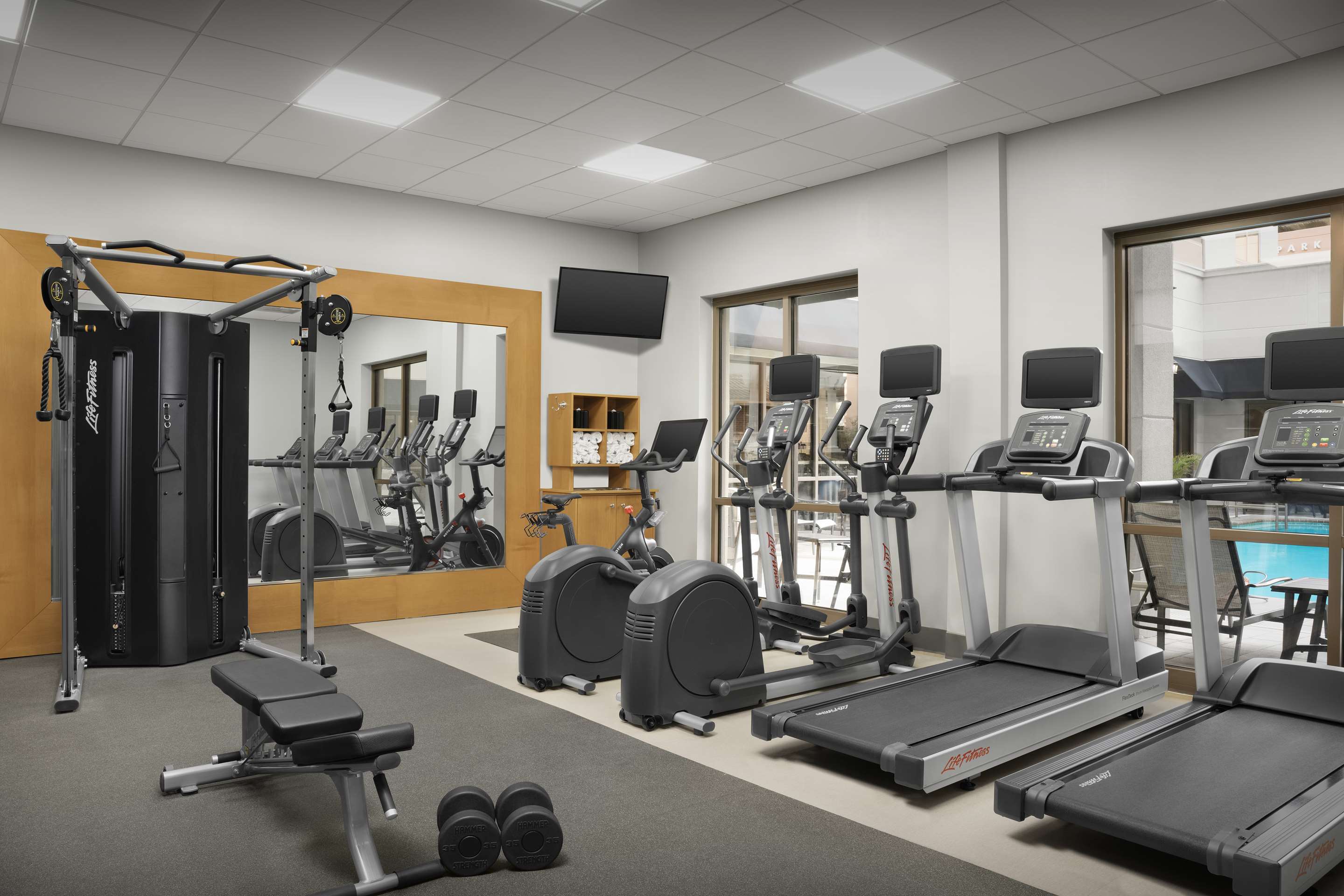 Health club fitness center gym
