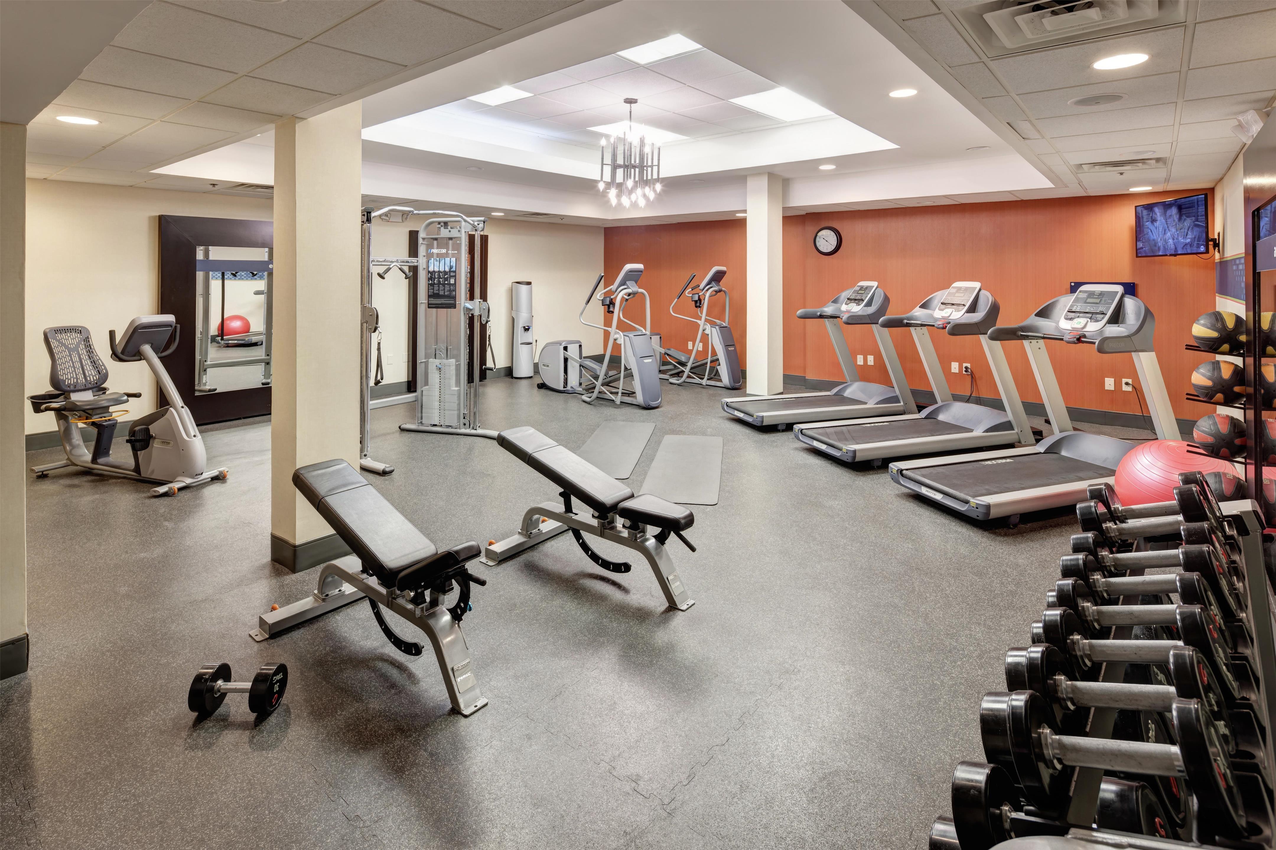 Health club fitness center gym | Hampton Inn Jacksonville Beach/Oceanfront