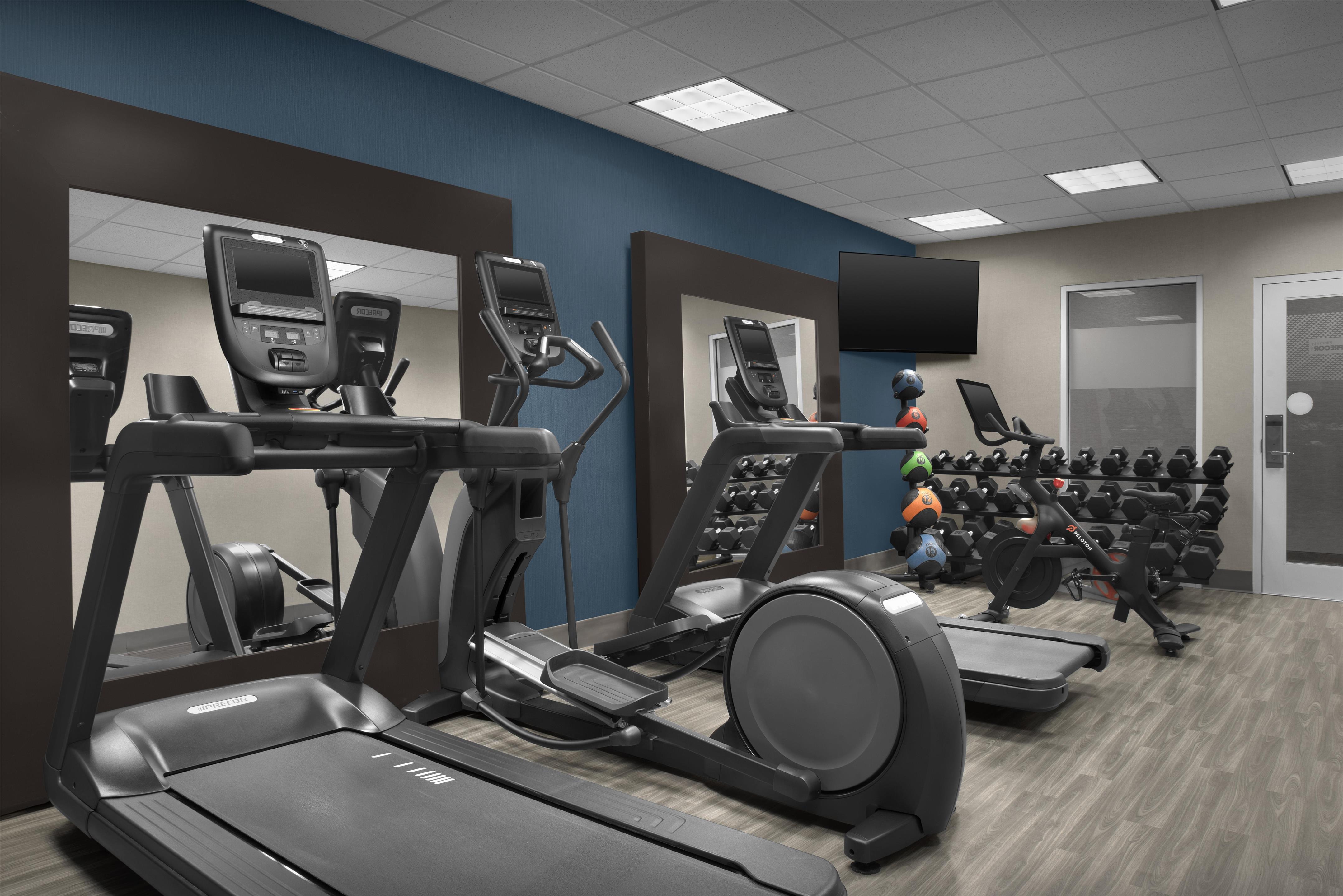 Health club fitness center gym | Hampton Inn & Suites Lakeland-South Polk Parkway